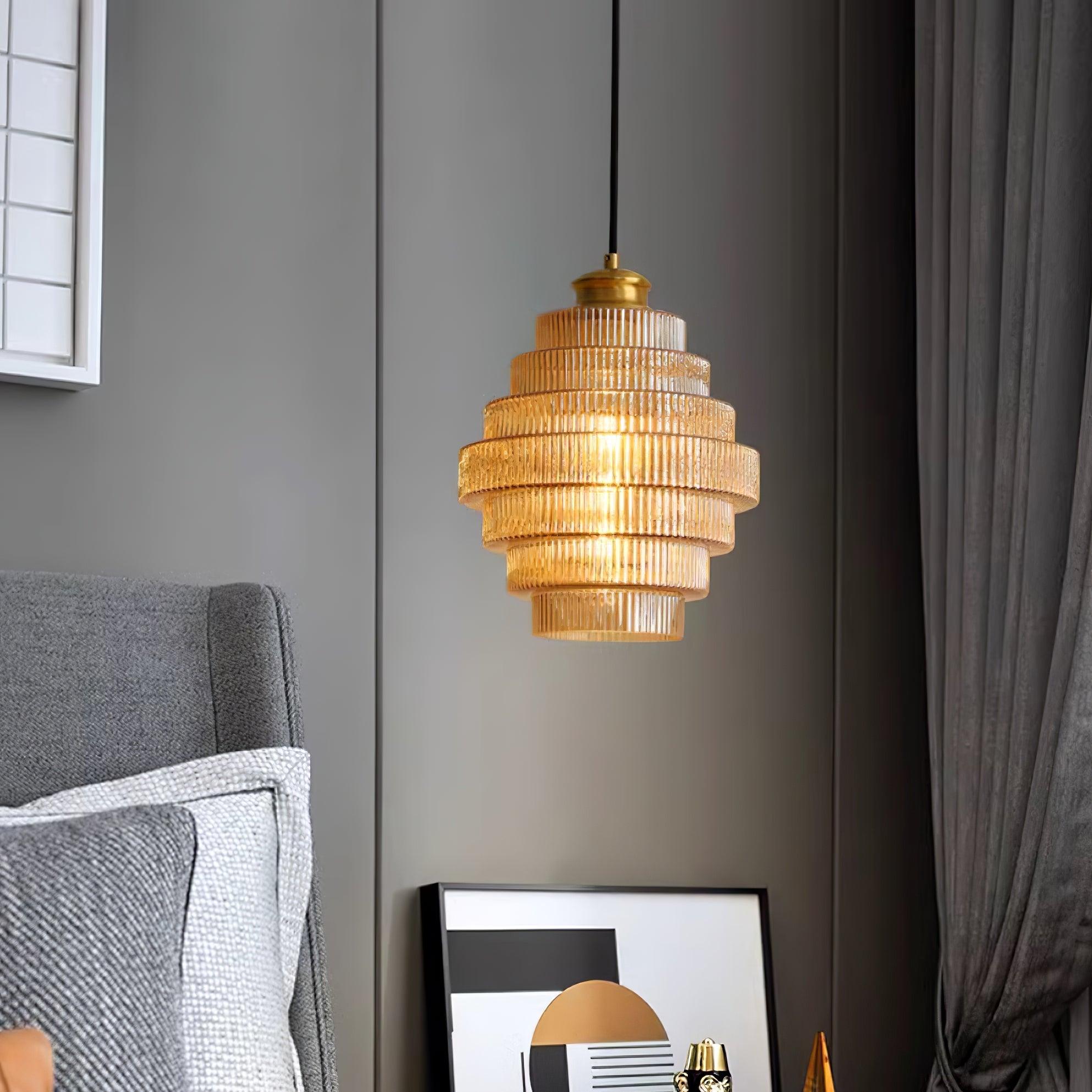 Amara Suspension en Verre Minimaliste