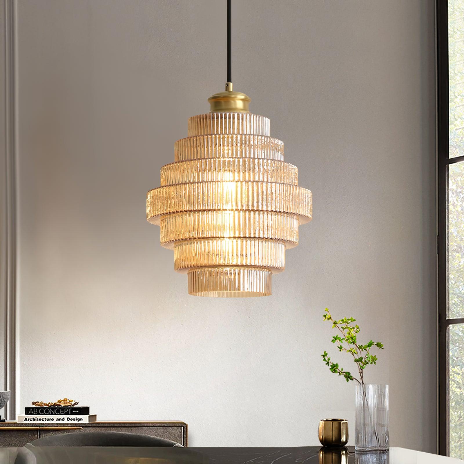 Amara Suspension en Verre Minimaliste