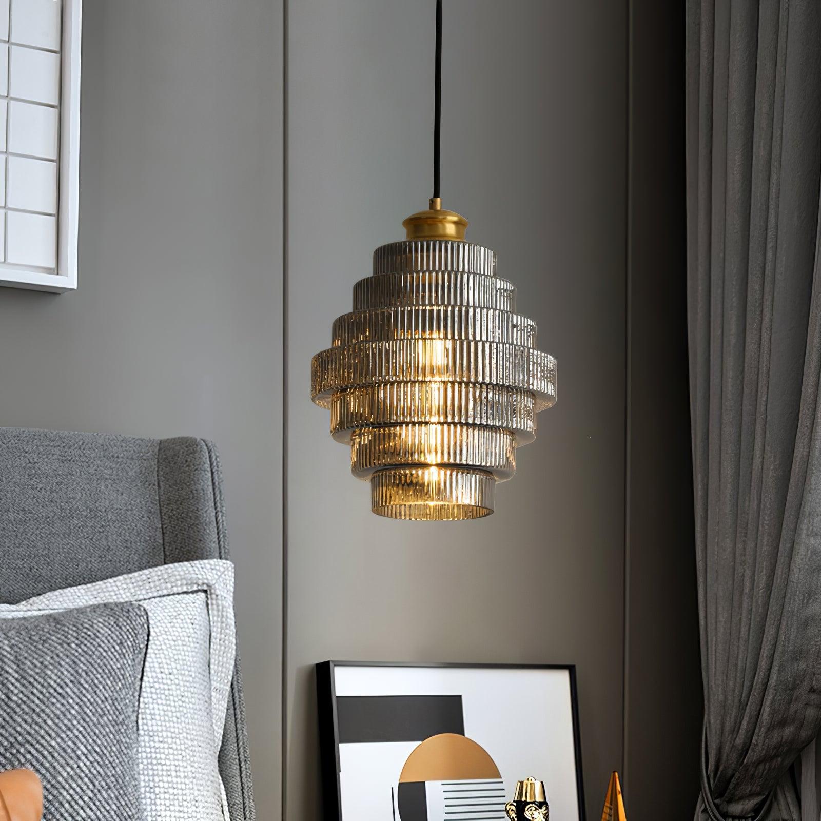 Amara Suspension en Verre Minimaliste