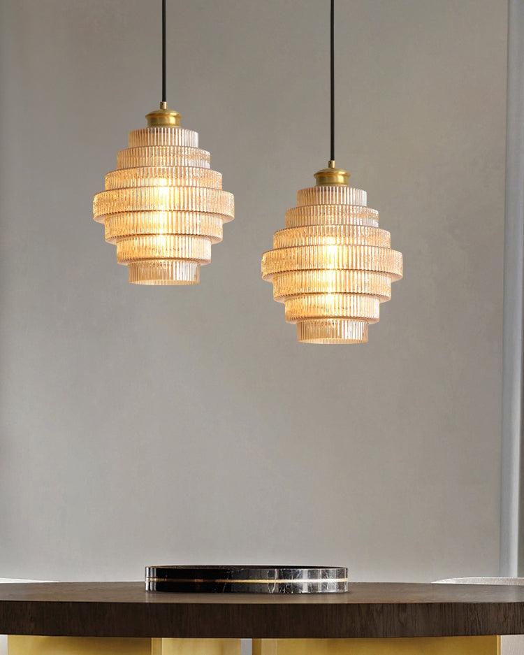 Amara Suspension en Verre Minimaliste