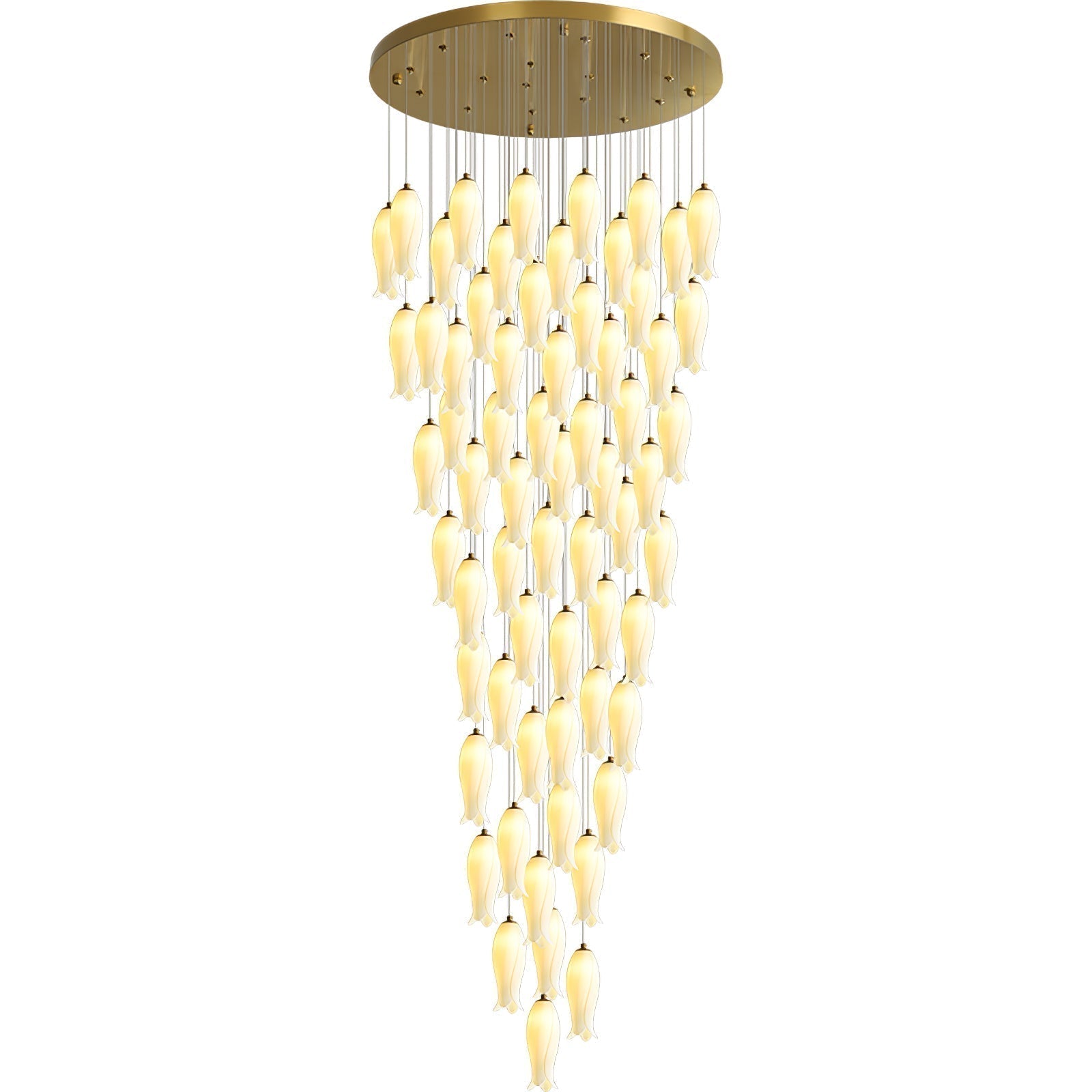 Sylirion Lustre en Albâtre et Laiton