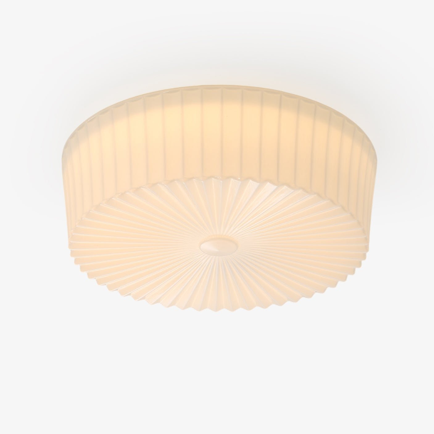 Lustra Plafonnier Tambour en Verre Radiant