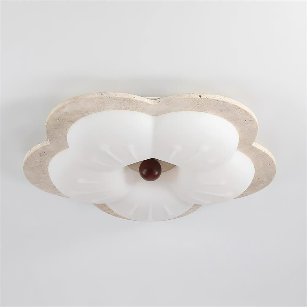 Riita Plafonnier Fleur Travertin