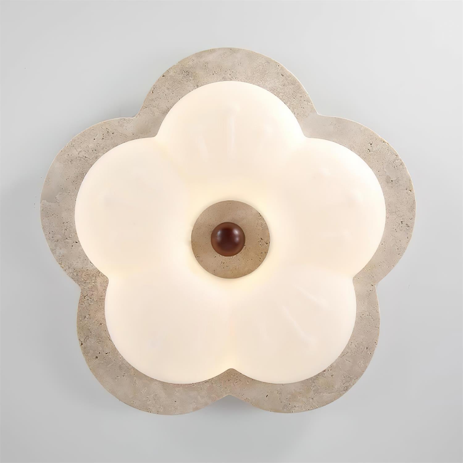 Riita Plafonnier Fleur Travertin
