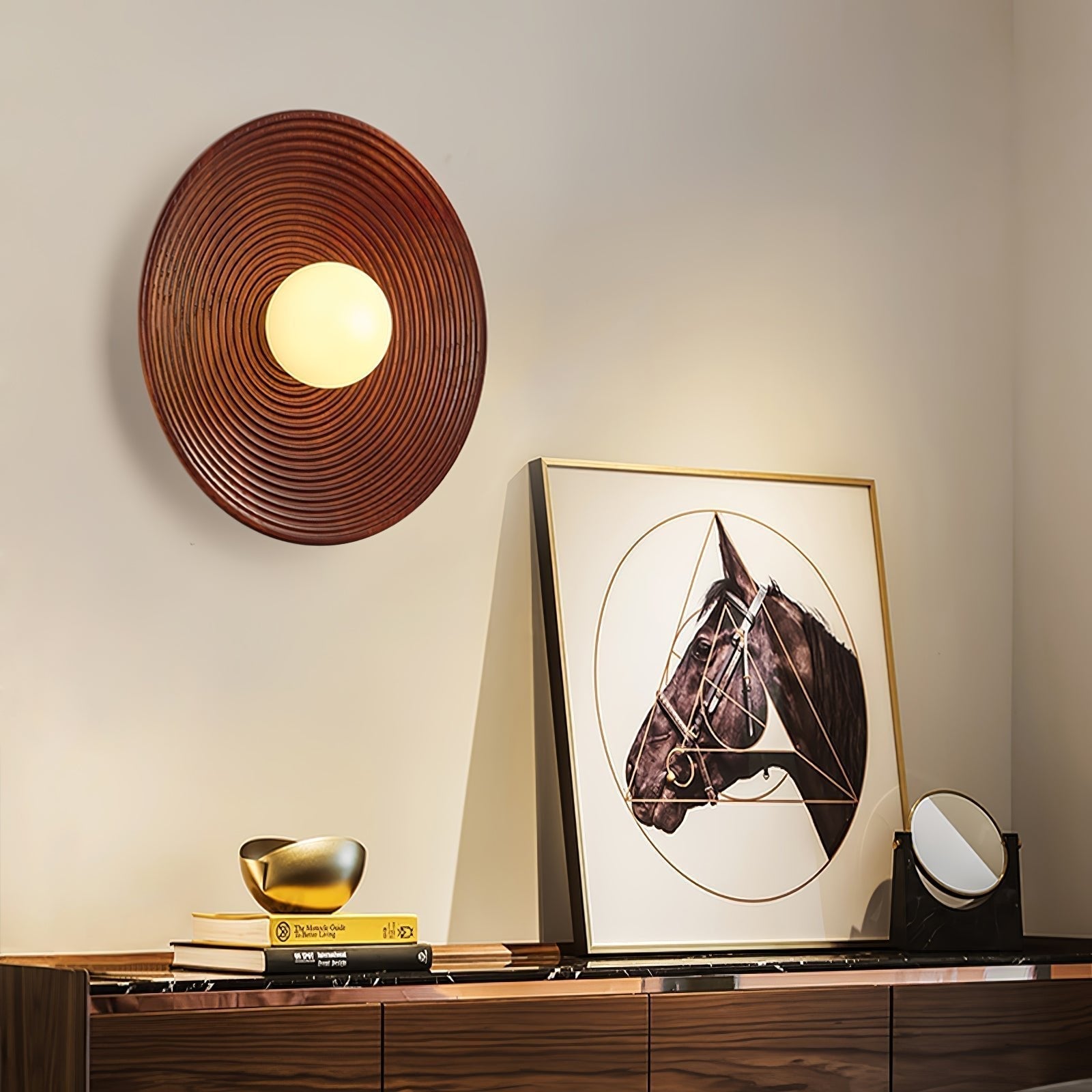 Culirir Applique Murale en Bois Contour Art Nordique