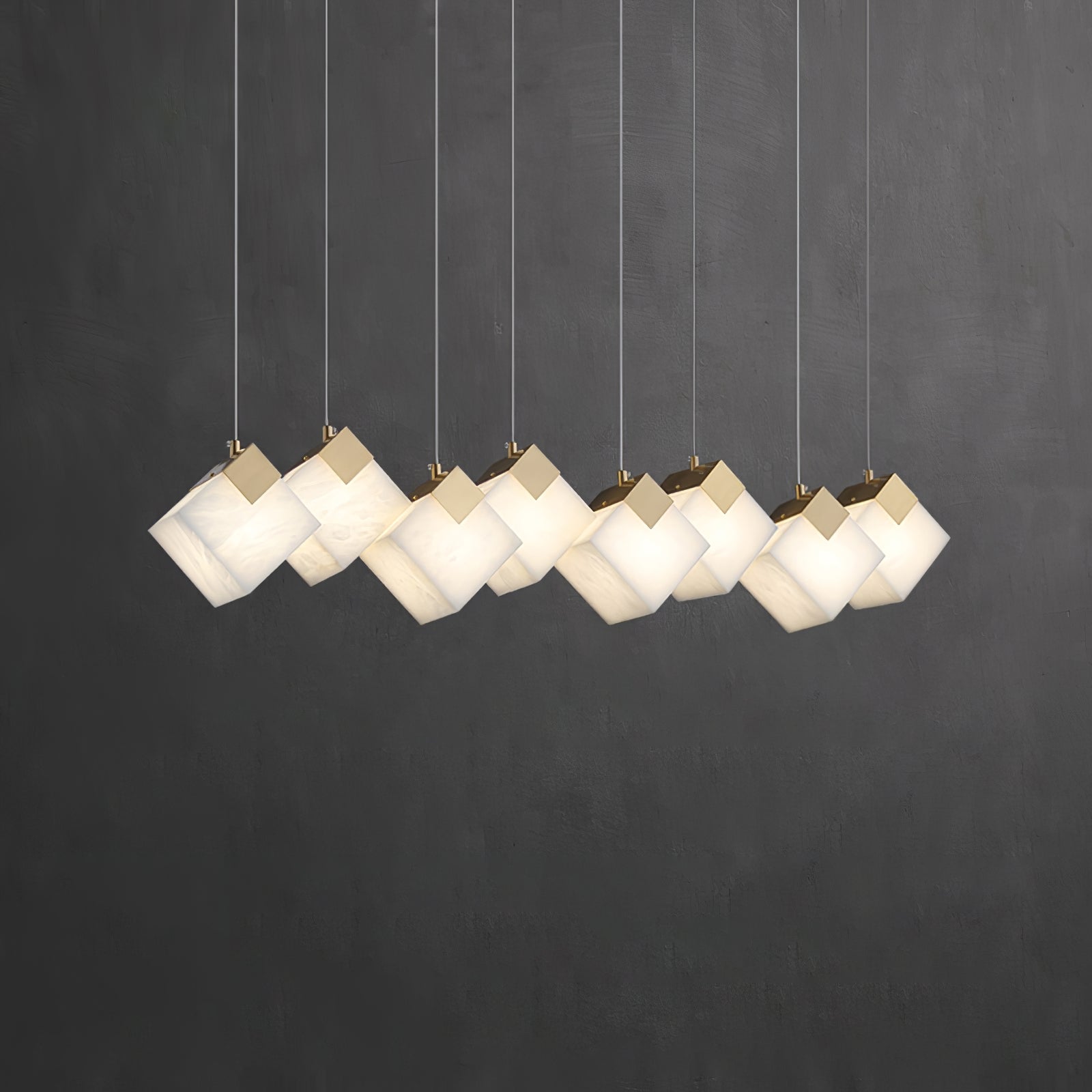 Vevariel Suspension Linéaire en Albâtre