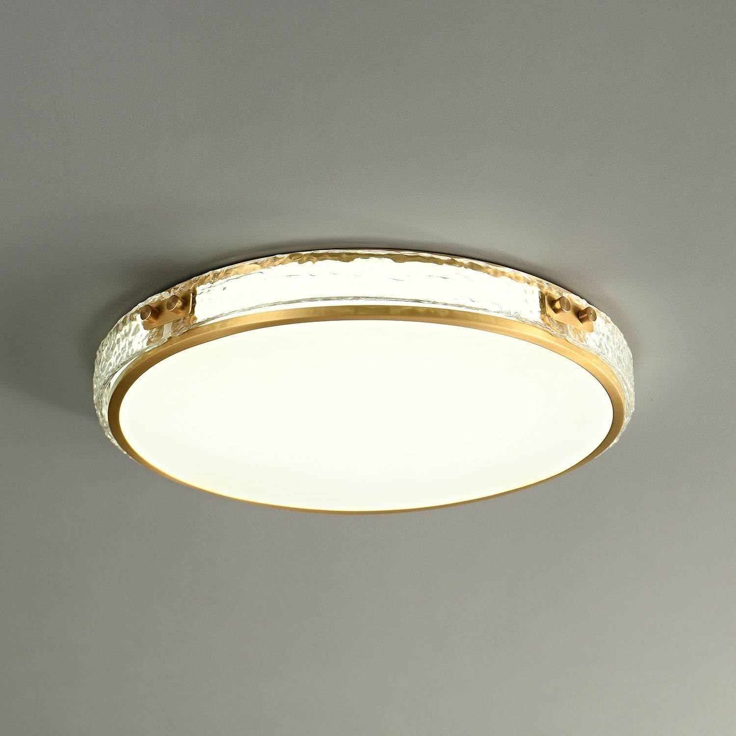 Evvine Lampe Plafonnier en Verre Minimaliste Moderne