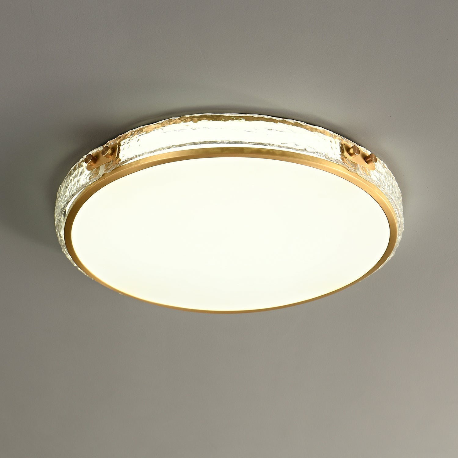 Evvine Lampe Plafonnier en Verre Minimaliste Moderne