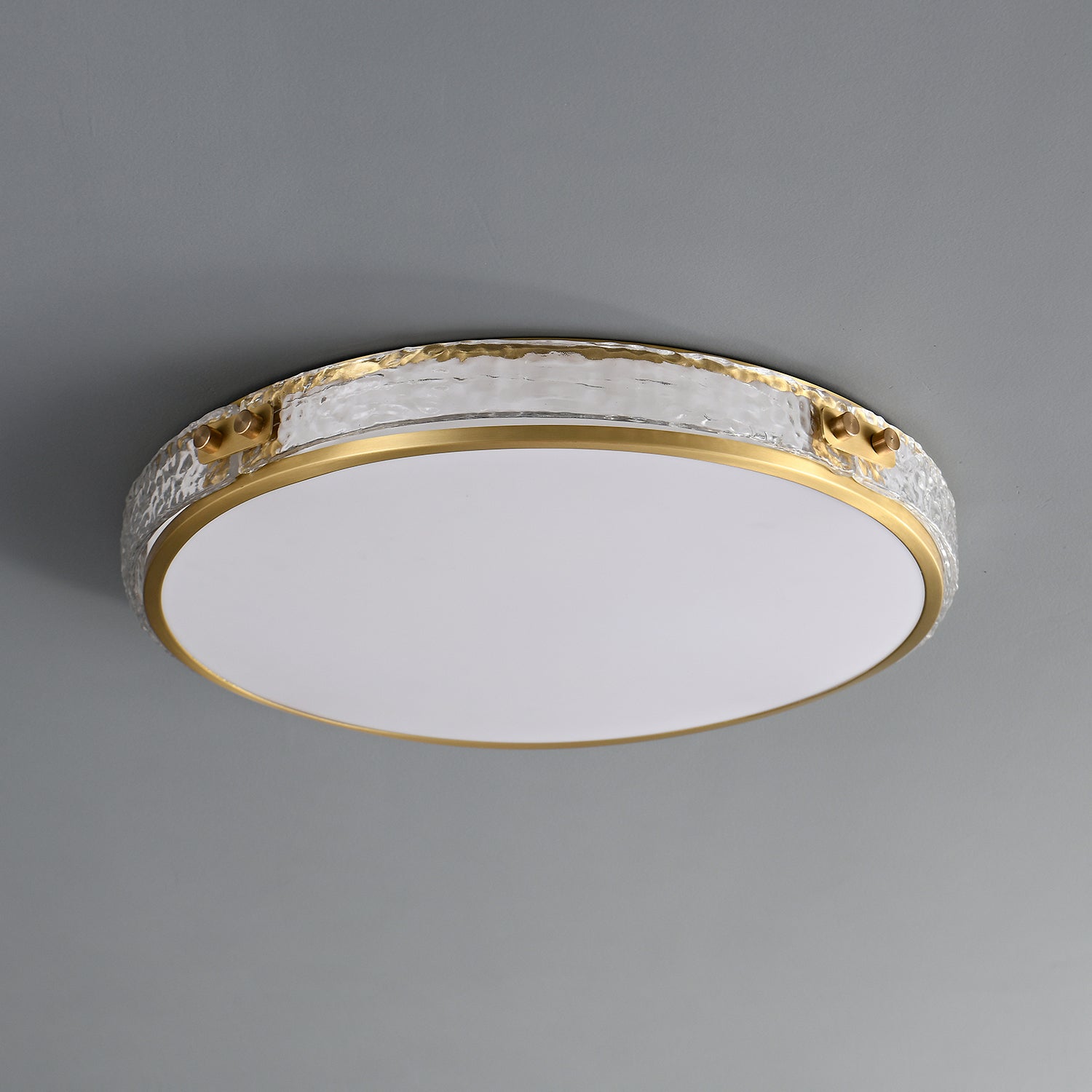 Evvine Lampe Plafonnier en Verre Minimaliste Moderne