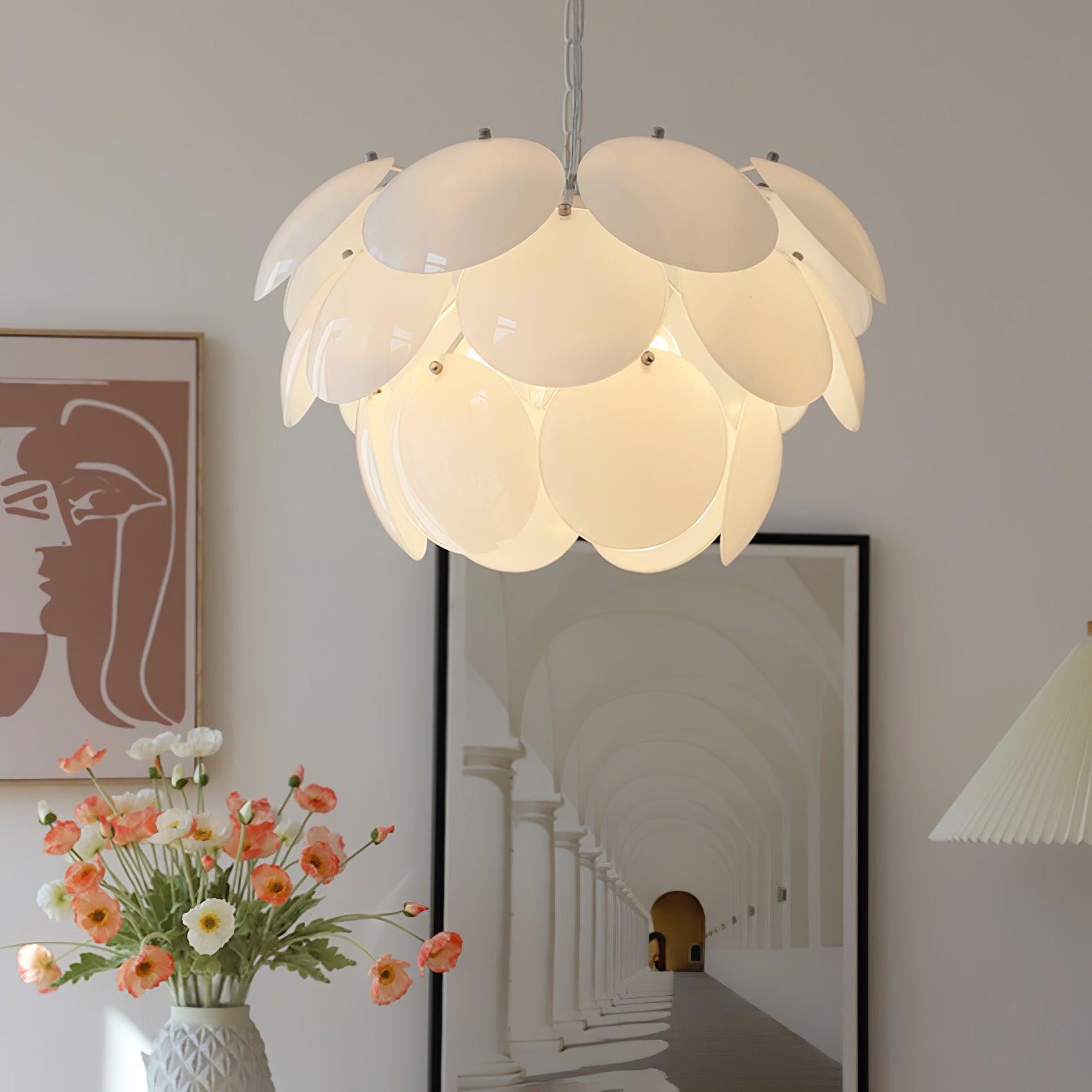 Sophia Minimaliste Verre Lustre