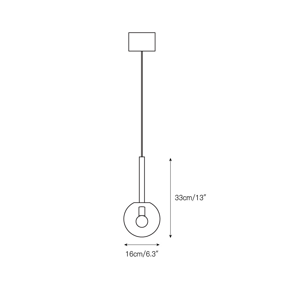 Vetheel Suspension Métal Verre Nuage Traditionnel