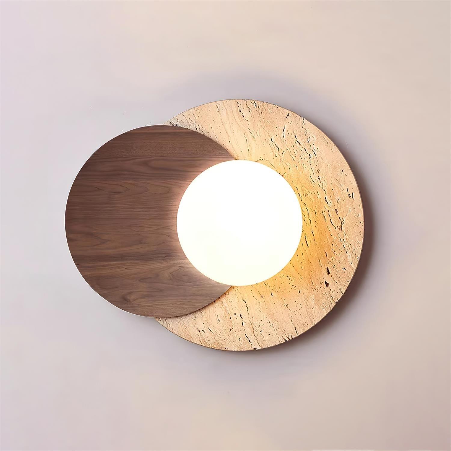 Zelirir Applique Murale Minimaliste en Travertin