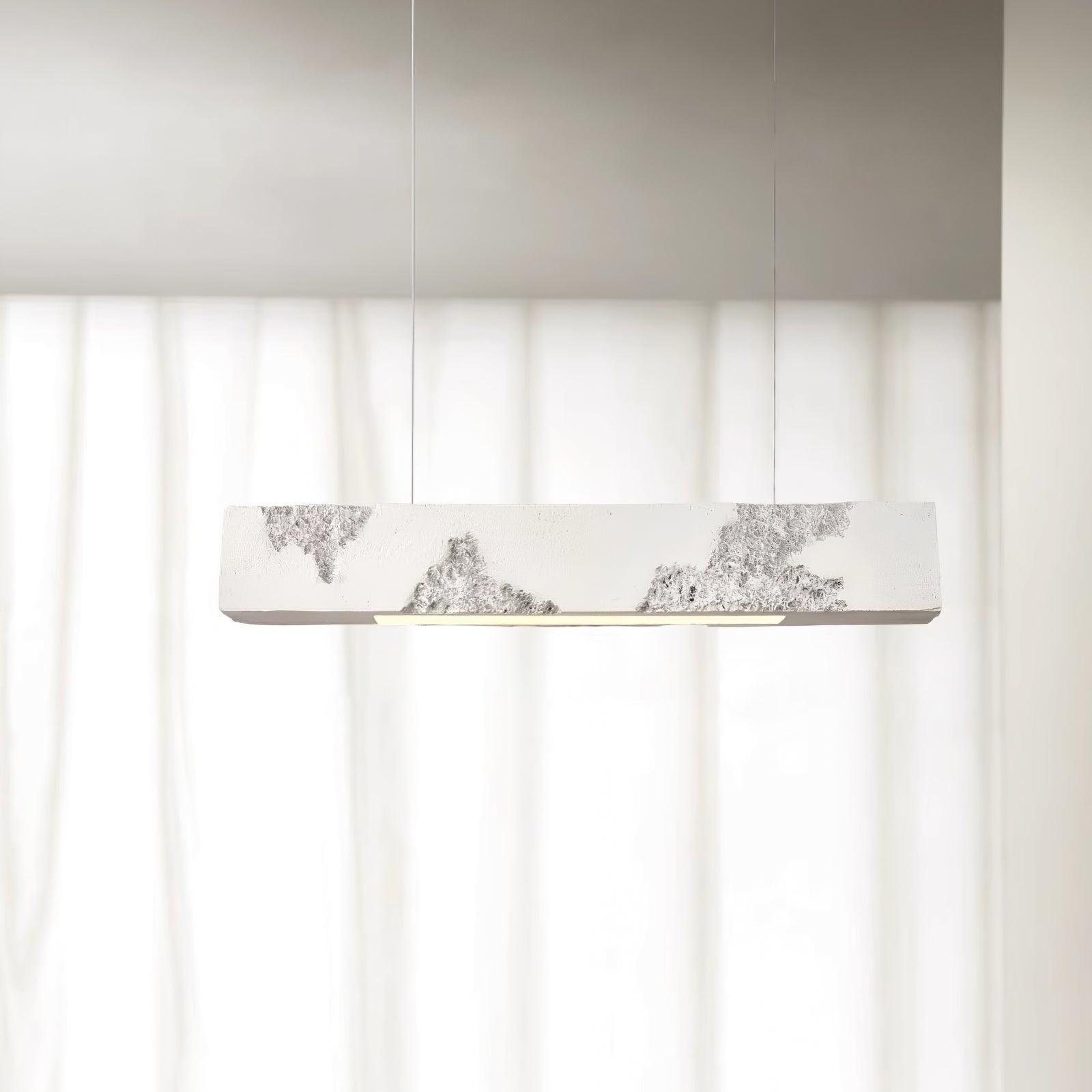 Lunar Gleam Suspension Texturée Minimaliste Céleste
