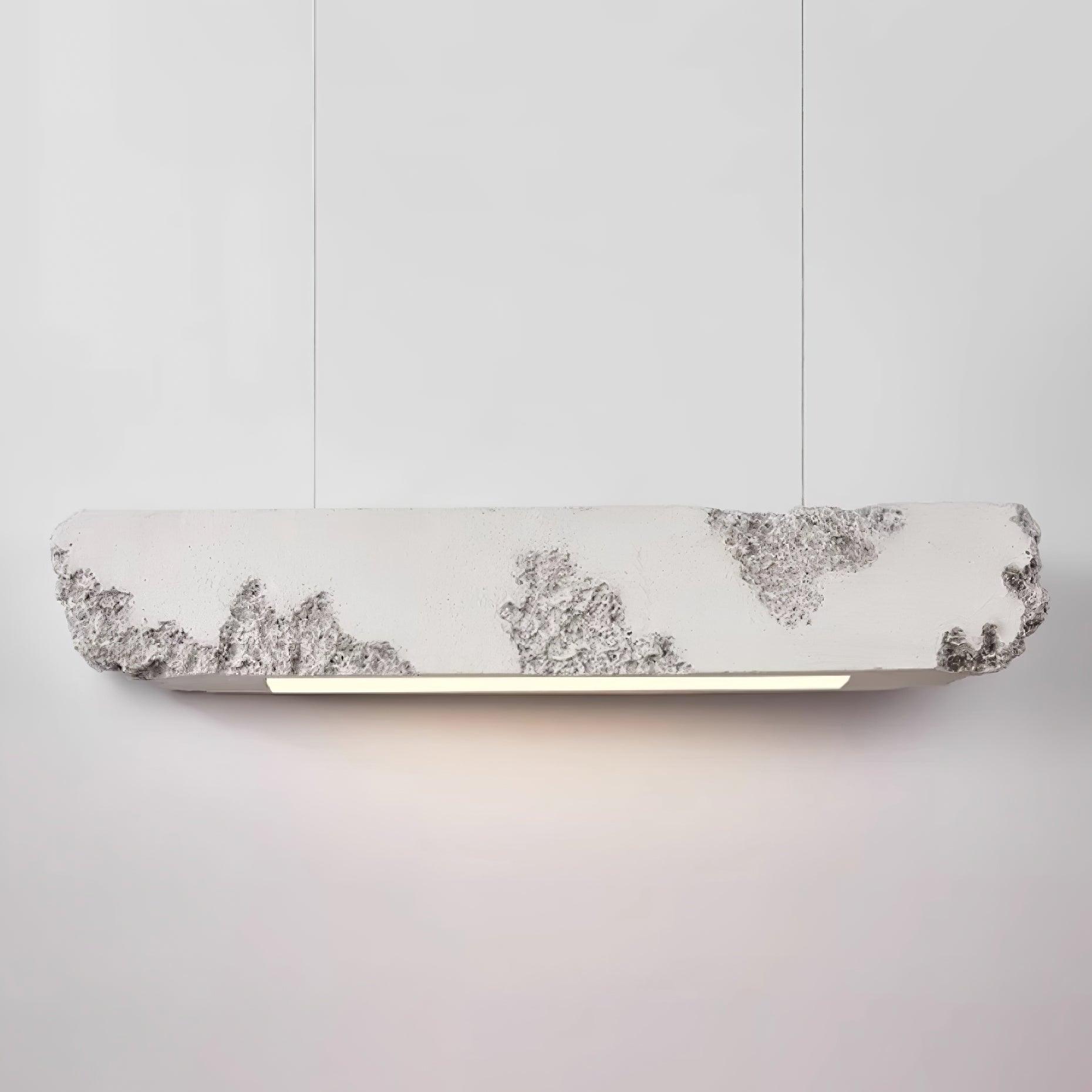Lunar Gleam Suspension Texturée Minimaliste Céleste