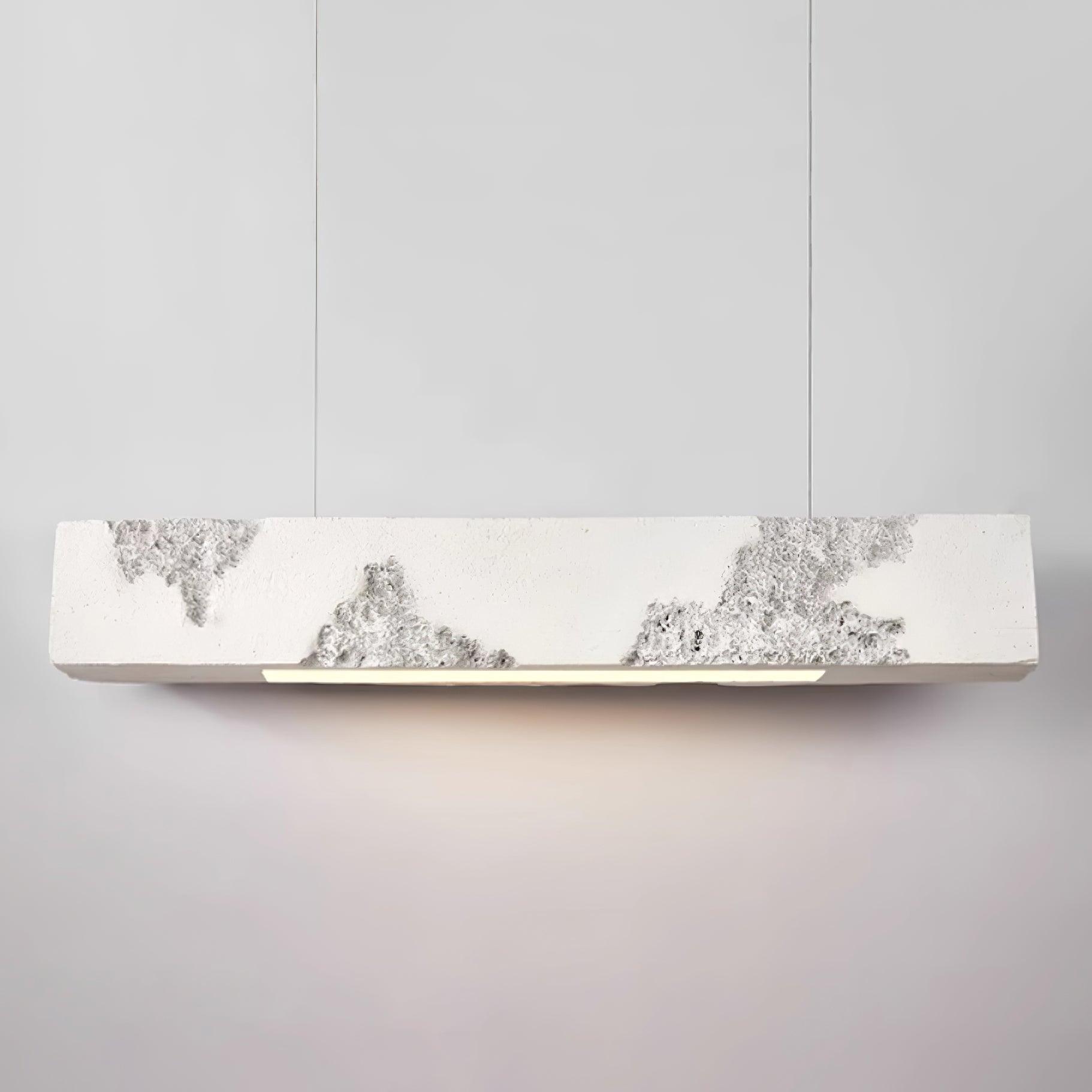 Lunar Gleam Suspension Texturée Minimaliste Céleste