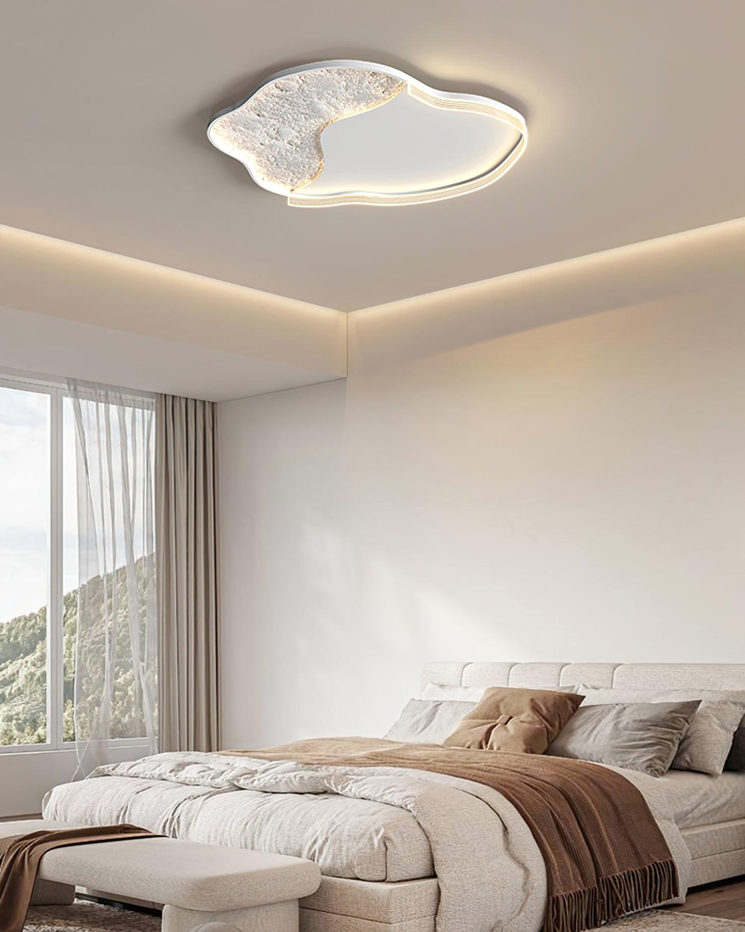Syvine Plafonnier LED lunaire Nordic Art