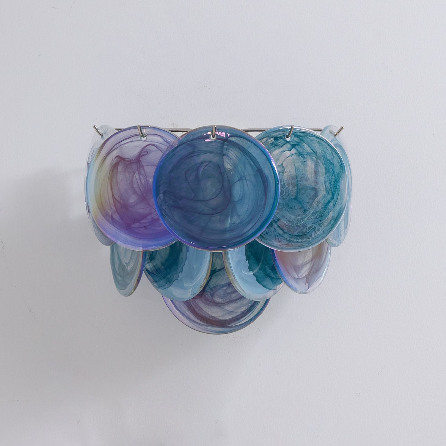 Aurora Applique Murale Disque Verre Murano Artistique