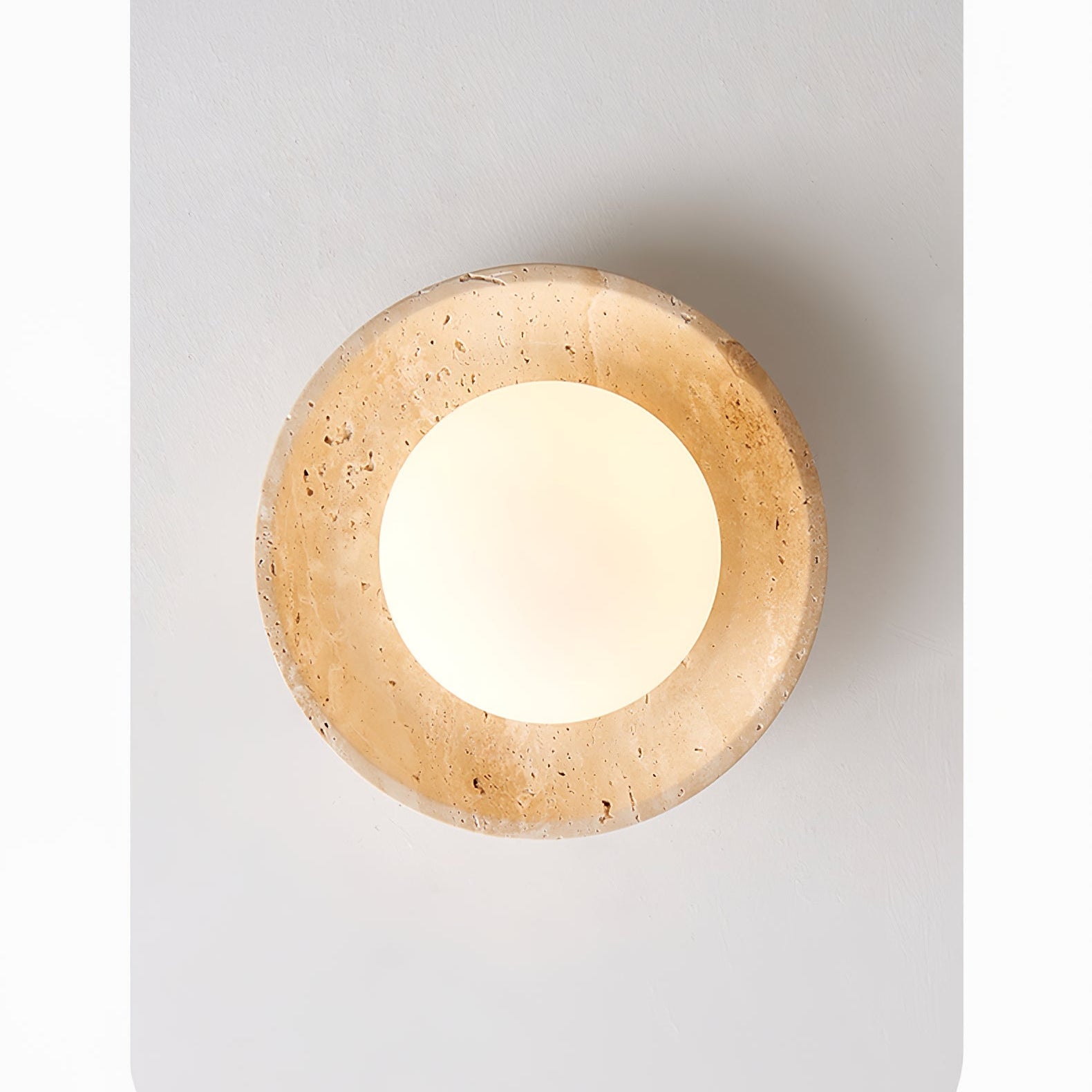 Cataliel Lampe Plafonnier Minimaliste en Travertin