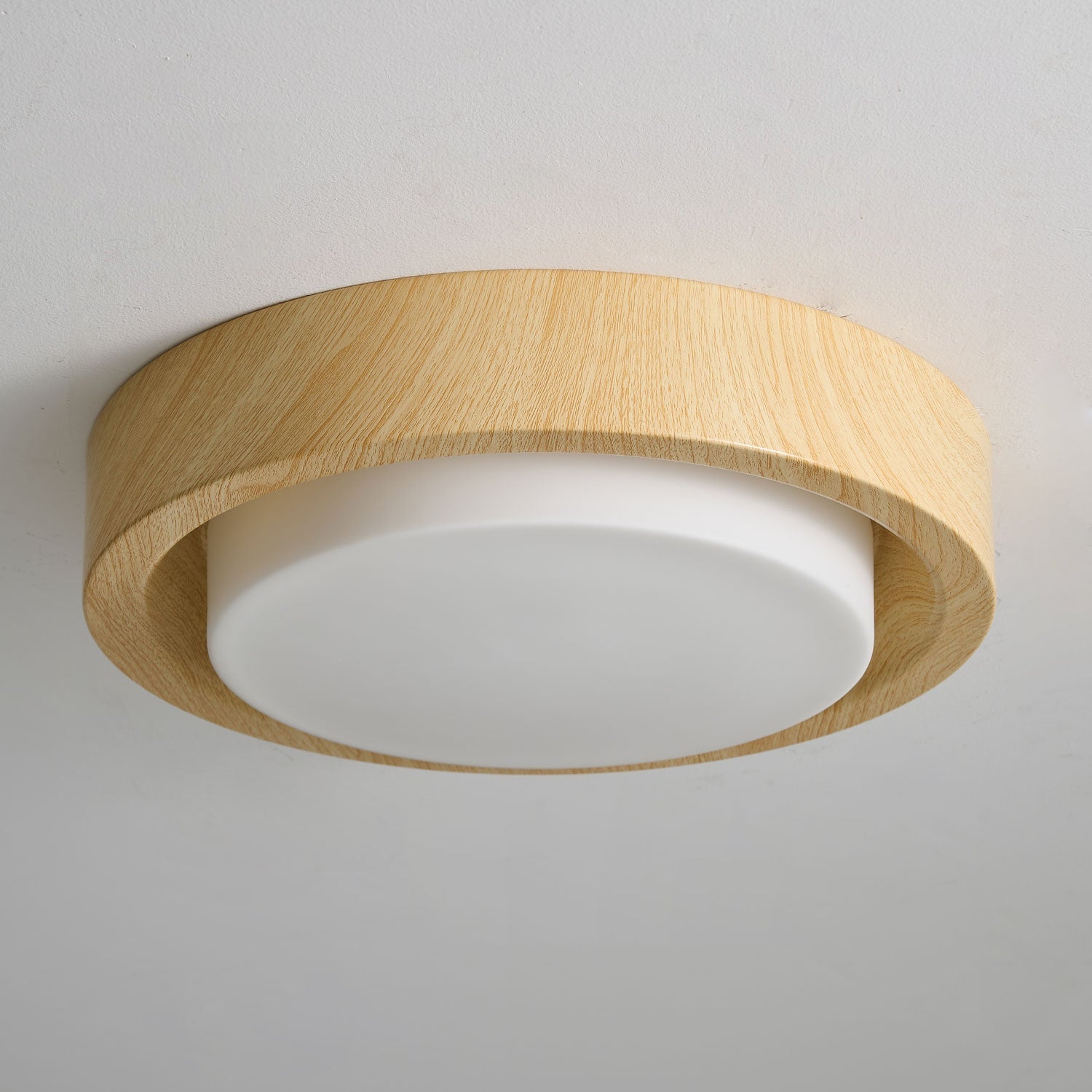 Daniel Minimaliste Bois Plafonnier Lumière