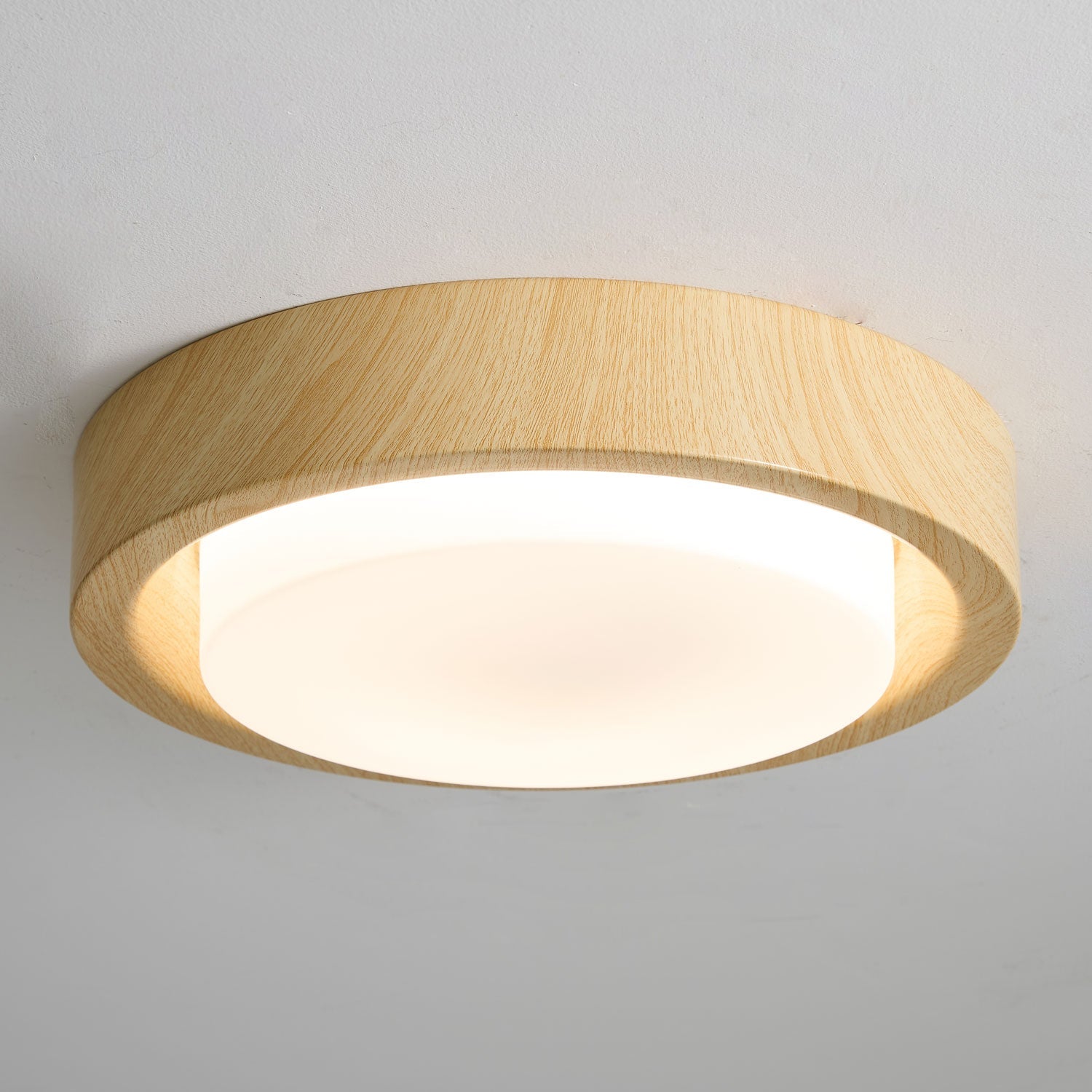 Daniel Minimaliste Bois Plafonnier Lumière