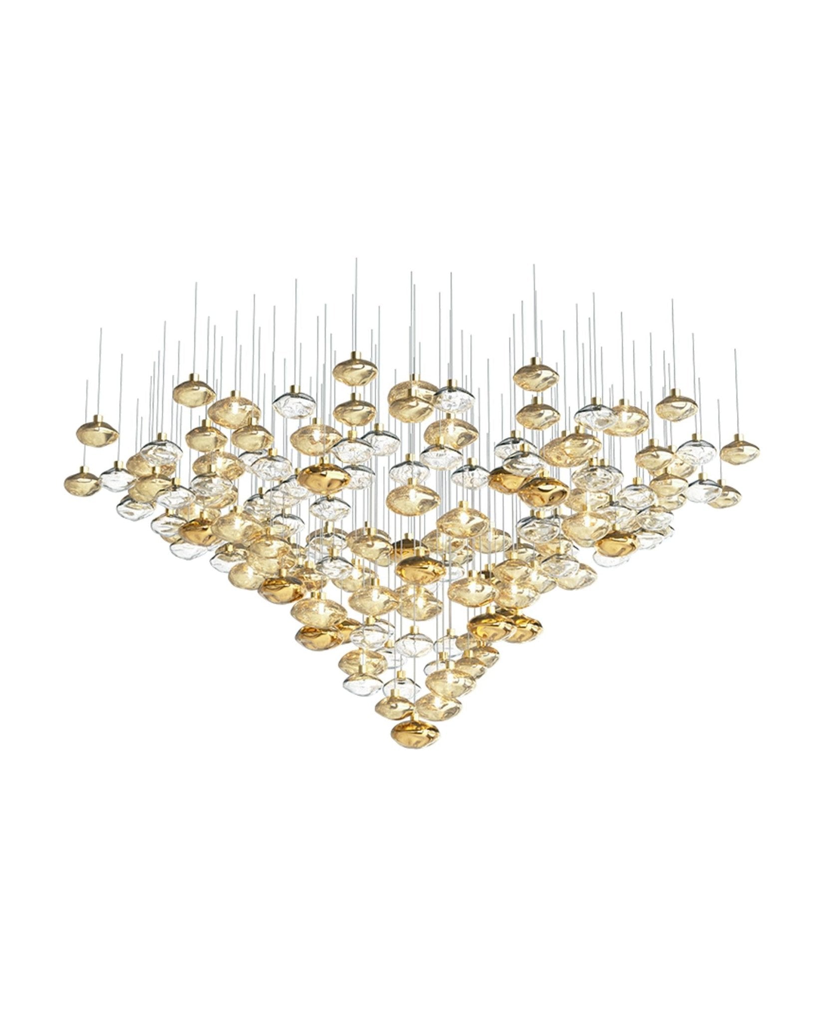 Elmarel Lustre Cristal Flottant Escalier