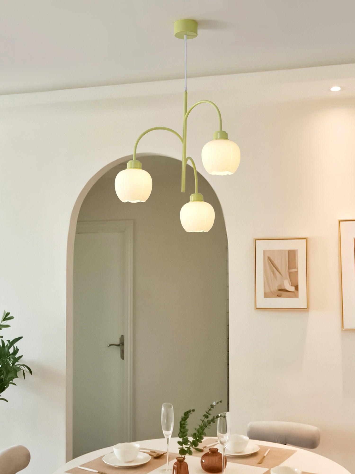 Aurora Lustre Moderne en Forme de Pétales
