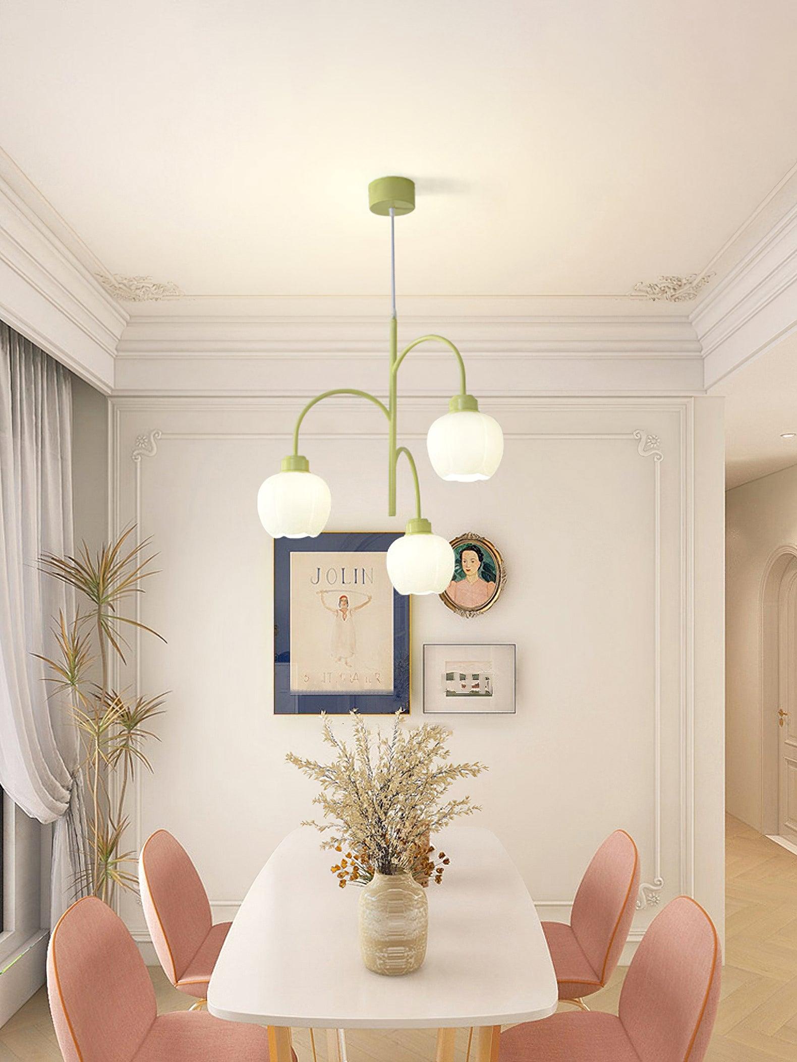 Aurora Lustre Moderne en Forme de Pétales