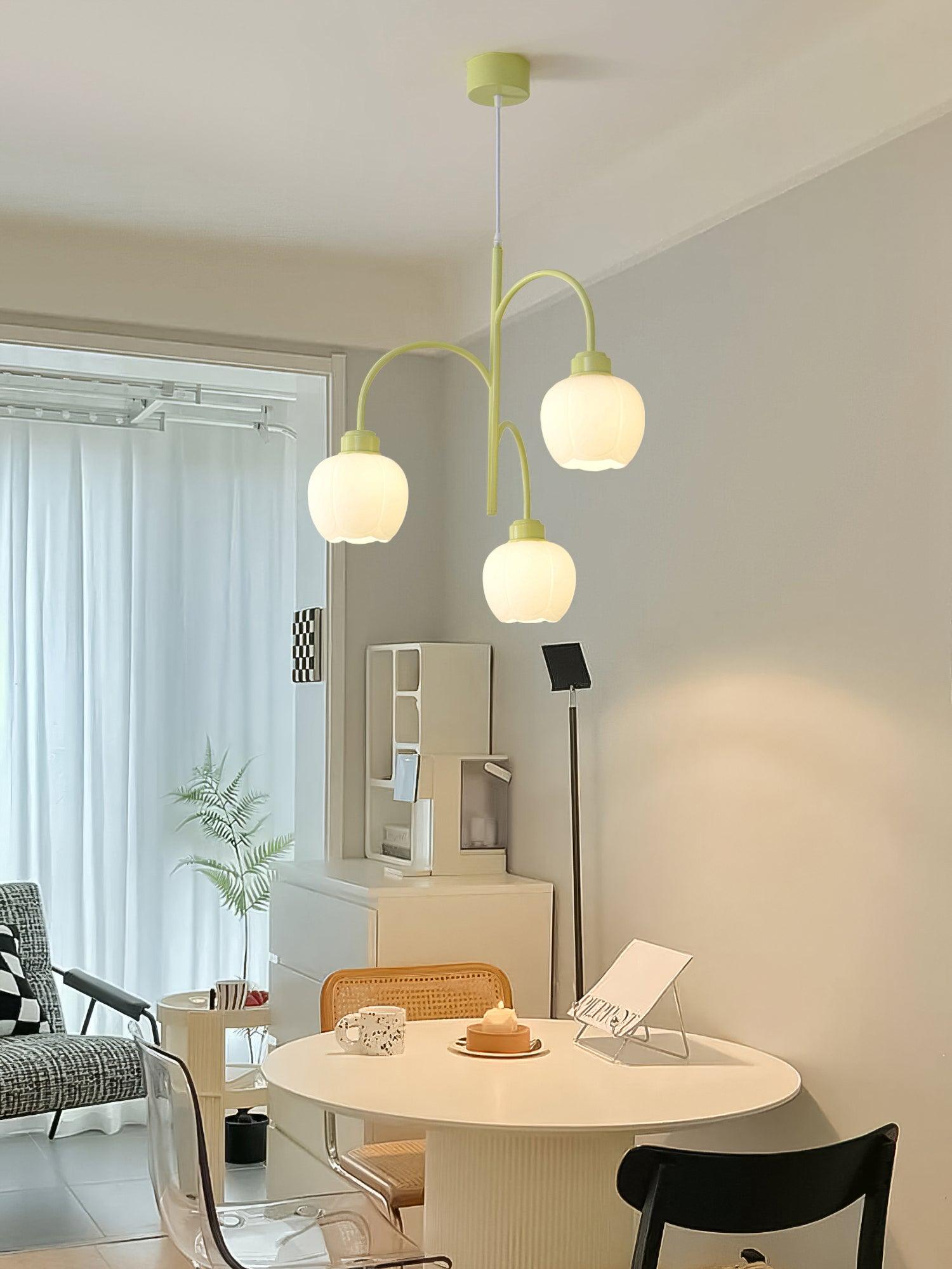 Aurora Lustre Moderne en Forme de Pétales