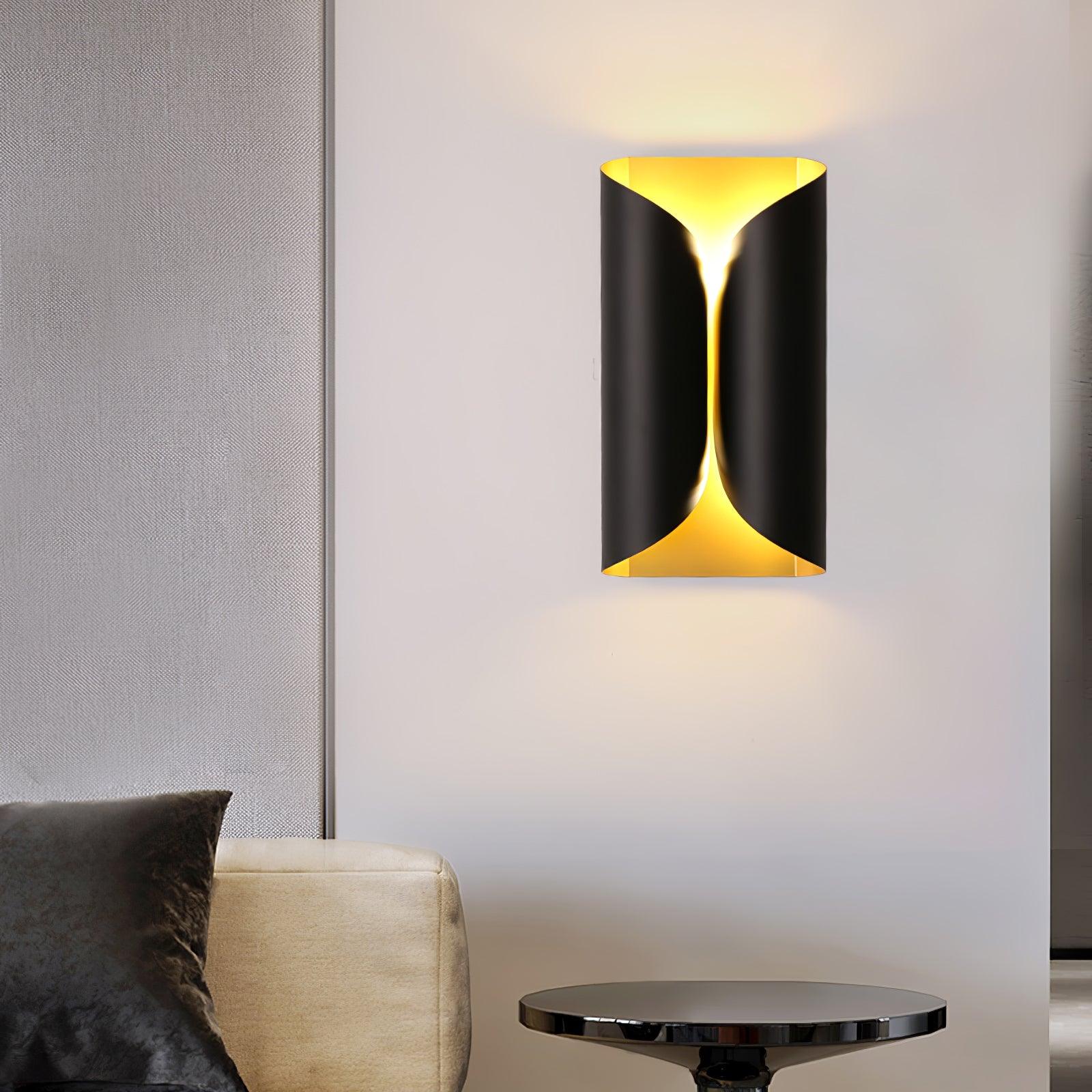 Noirra Applique Murale Élégante en Aluminium