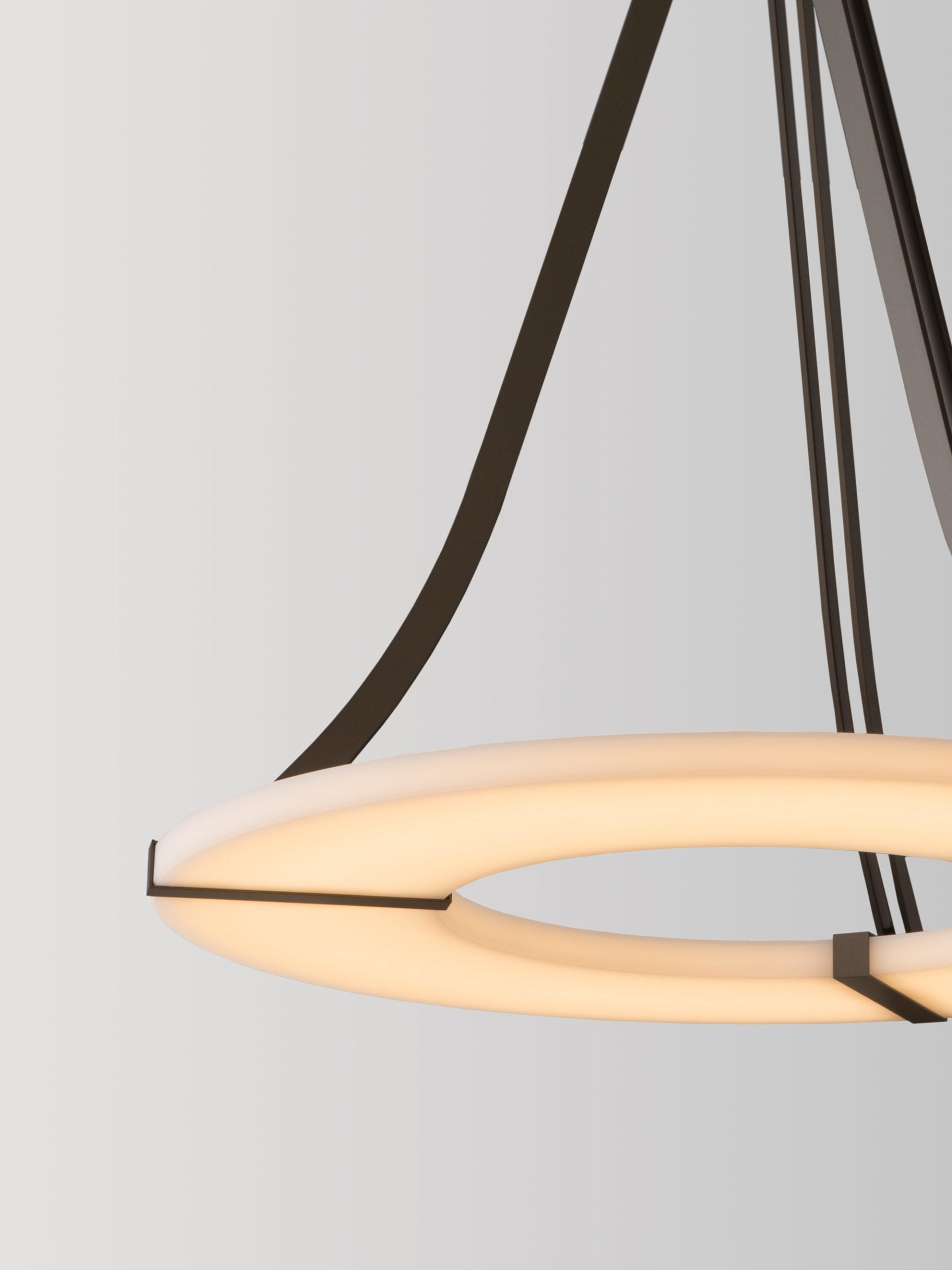 Elirionis Lustre Métal Albâtre Minimaliste Moderne
