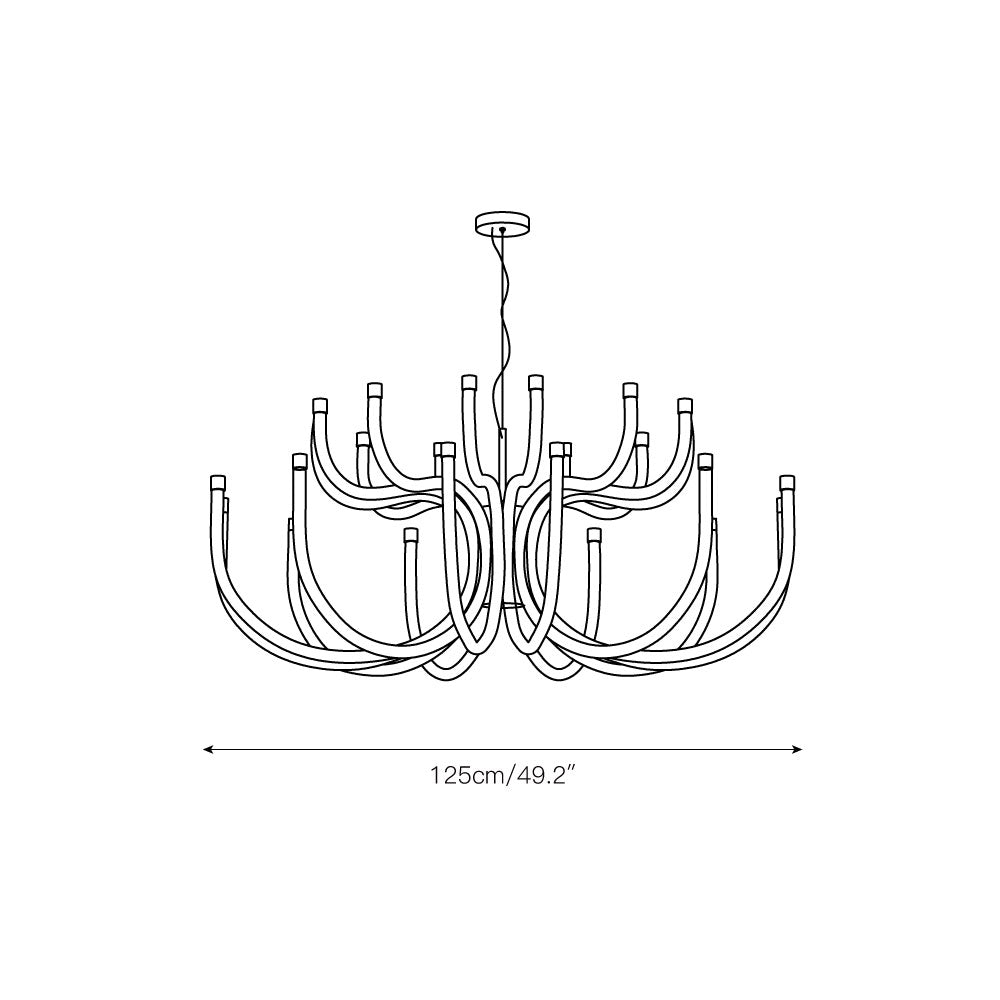 Myvenara Lustre Laiton Métal Créativité Individuelle