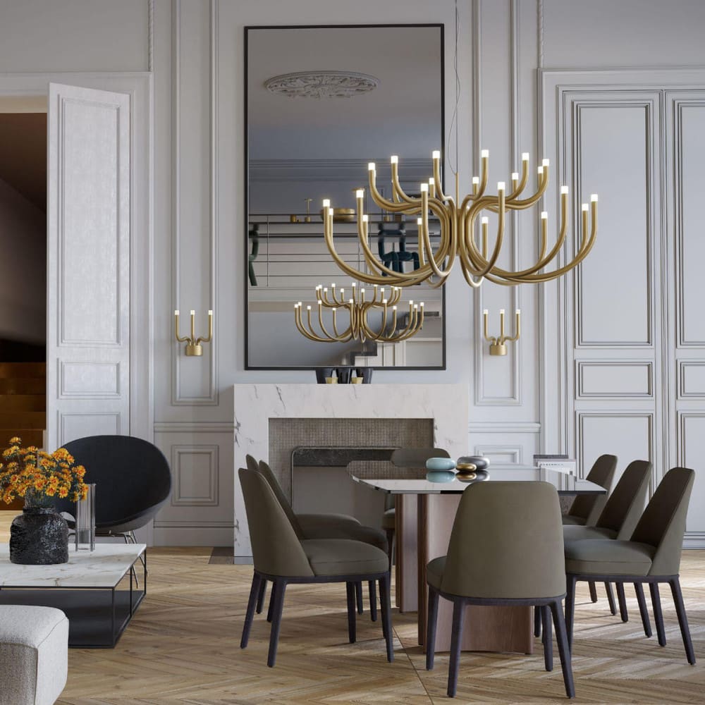 Myvenara Lustre Laiton Métal Créativité Individuelle