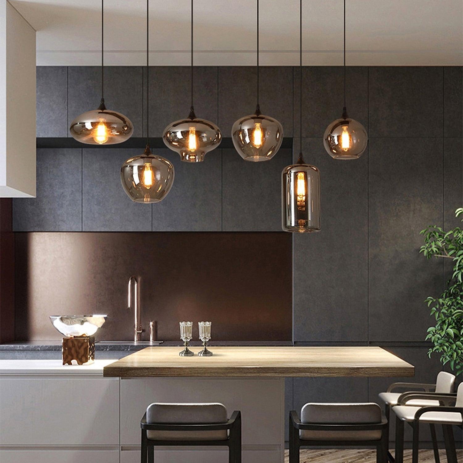 Talis Suspension en Verre Industrielle Chic
