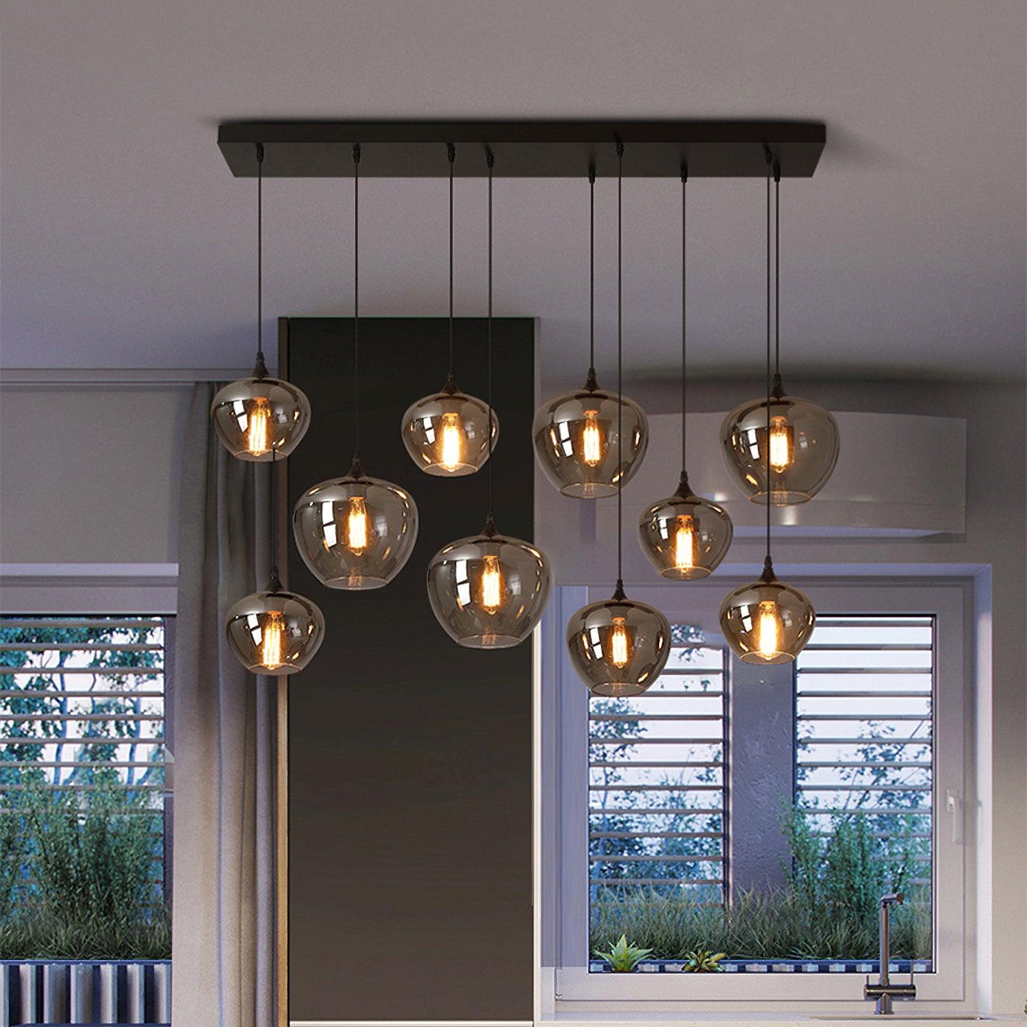 Talis Suspension en Verre Industrielle Chic