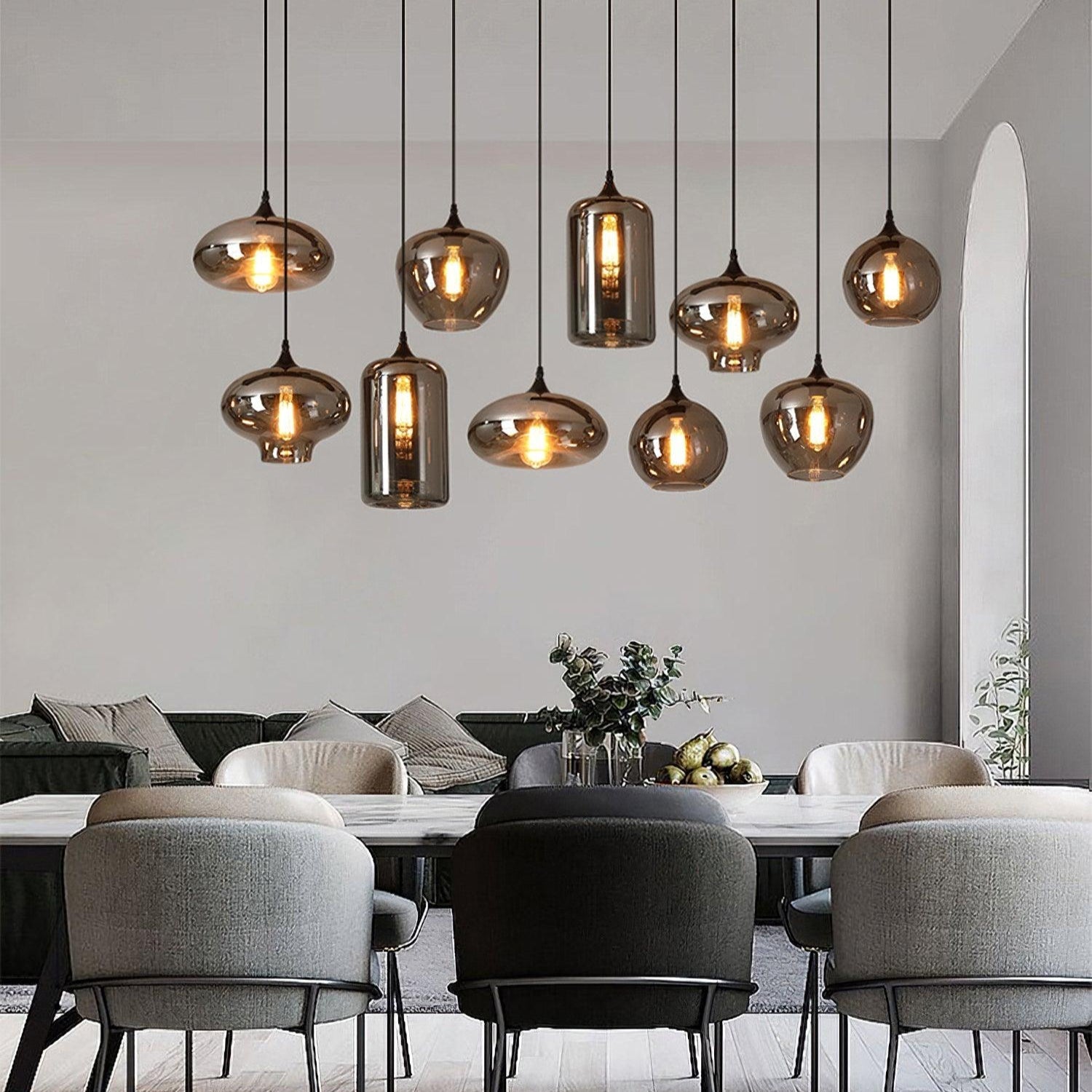 Talis Suspension en Verre Industrielle Chic