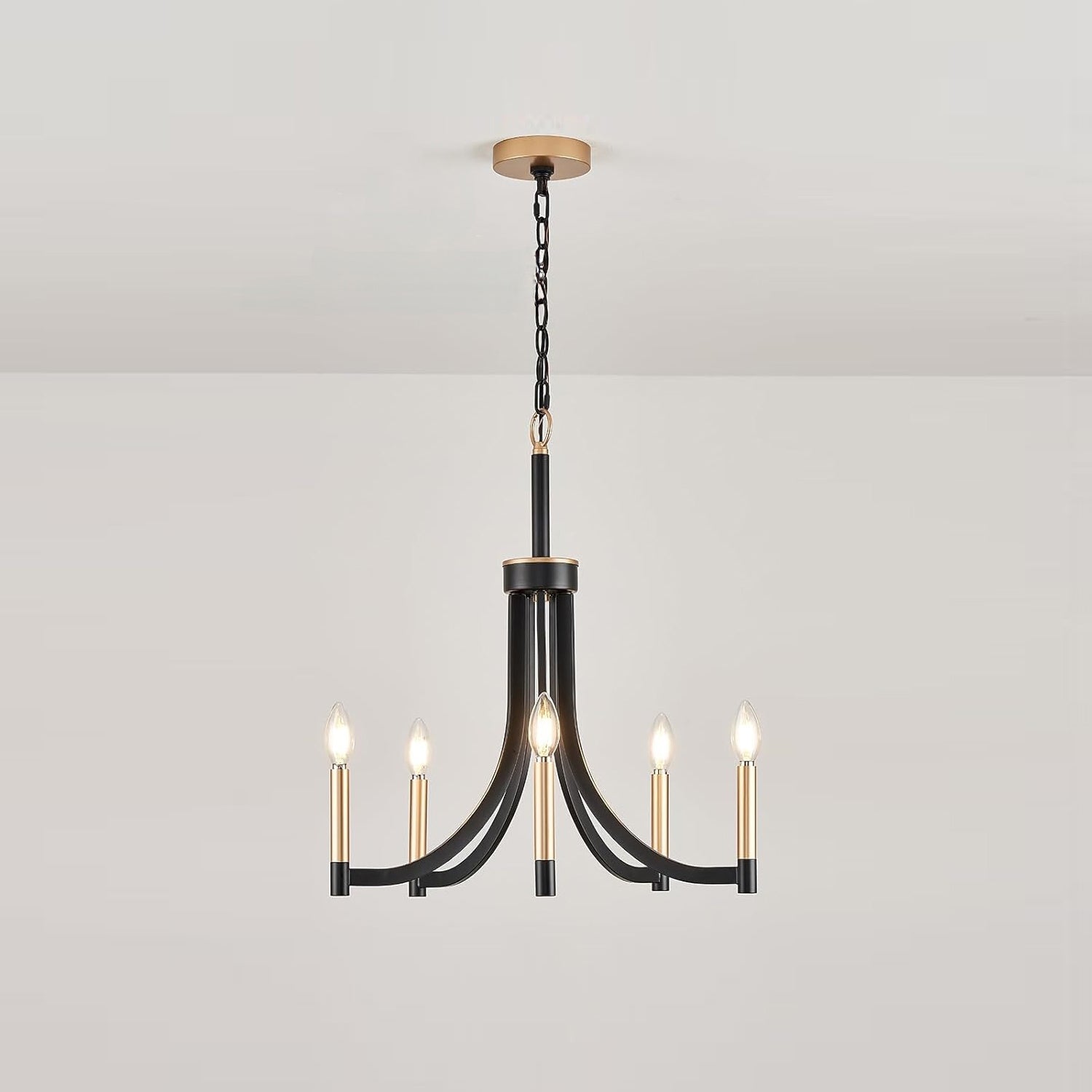 Ceshaora Lustre Laiton Métal Industriel Vintage
