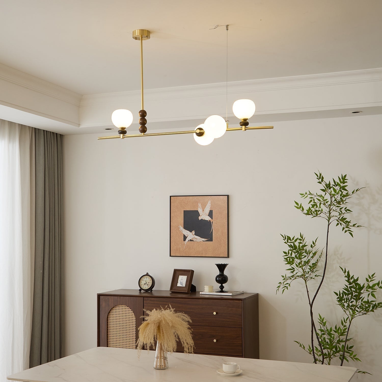 Solaren Suspension Vintage en Bois