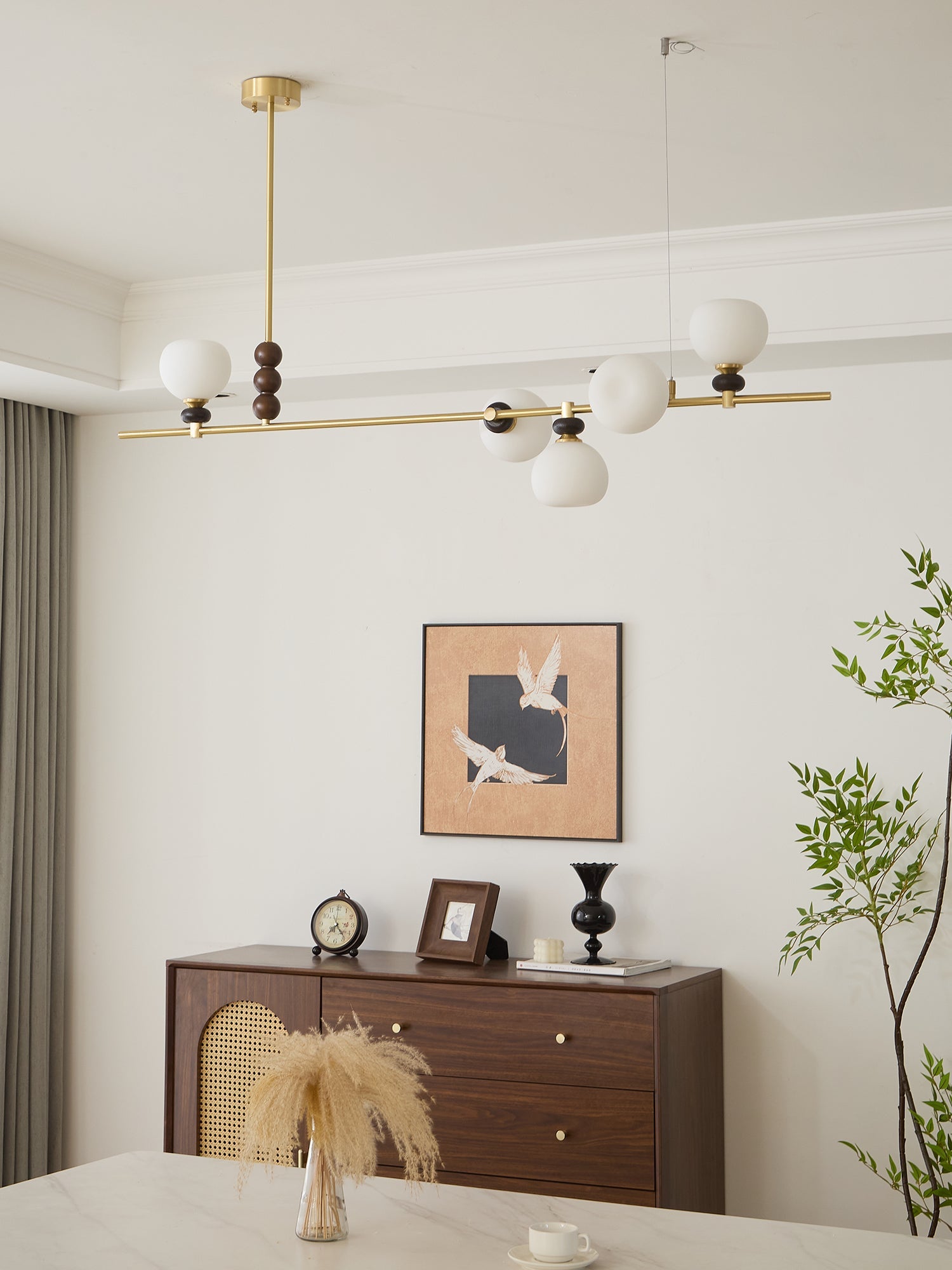 Solaren Suspension Vintage en Bois