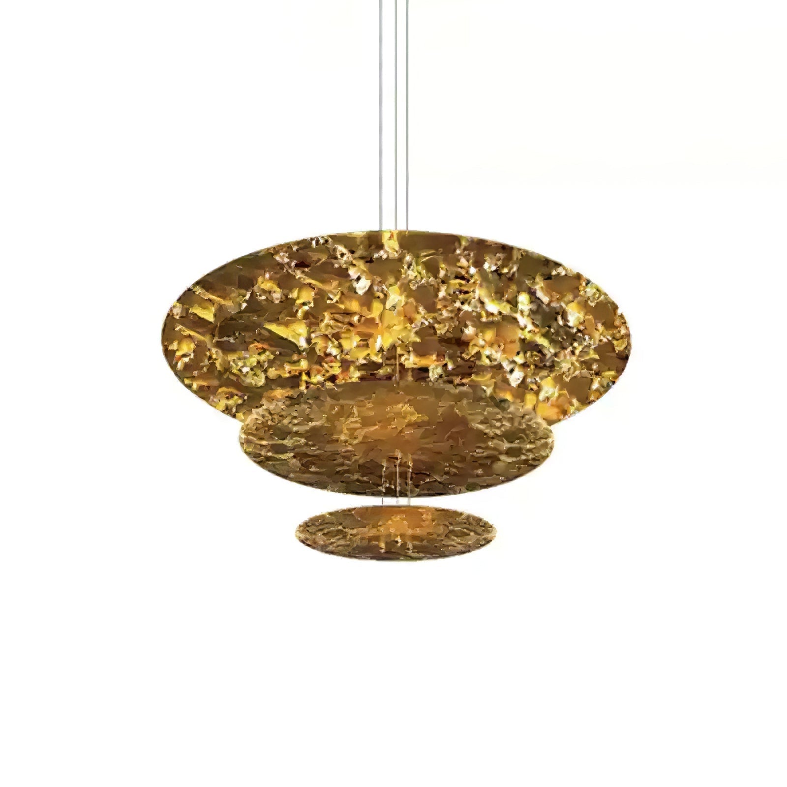 Zathaara Suspension Feuilles d’Or Étagées