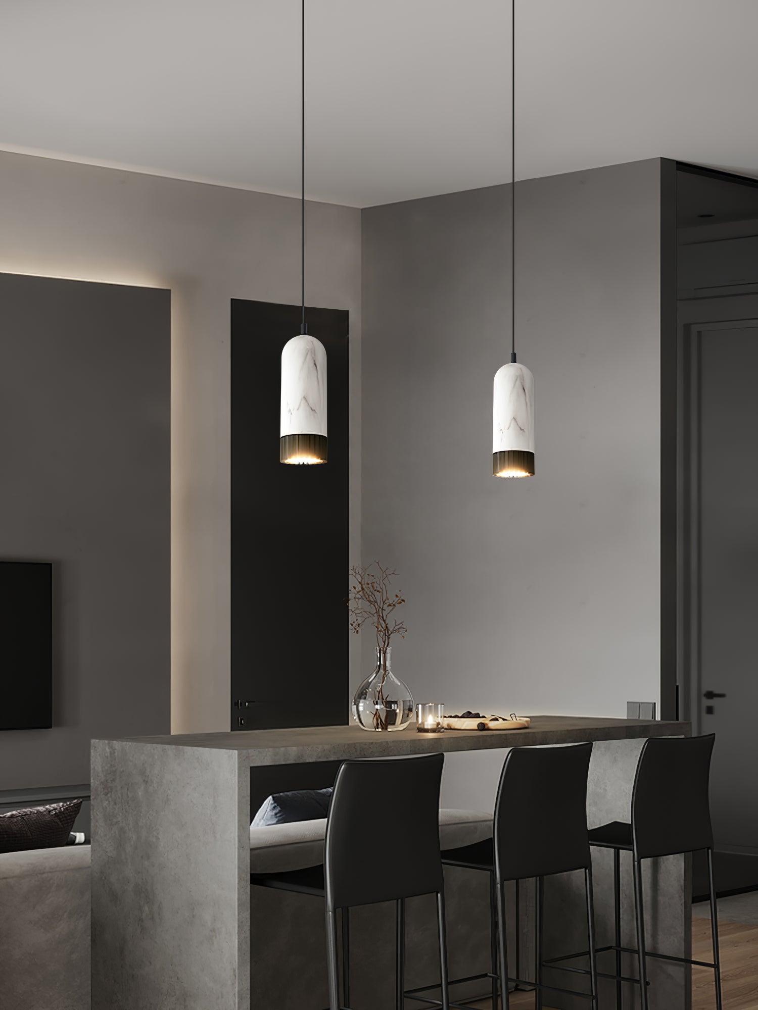 Sol Suspension Moderne en Marbre