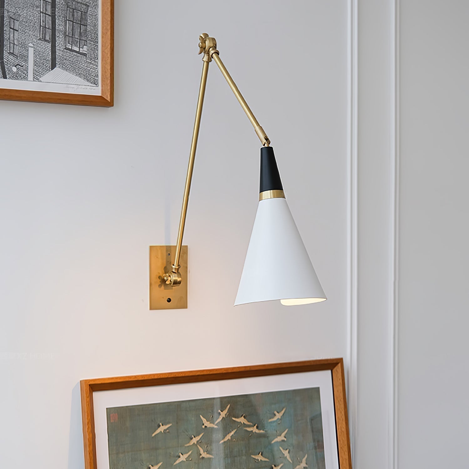 Lindsay Applique Murale Industrielle en Verre Vintage