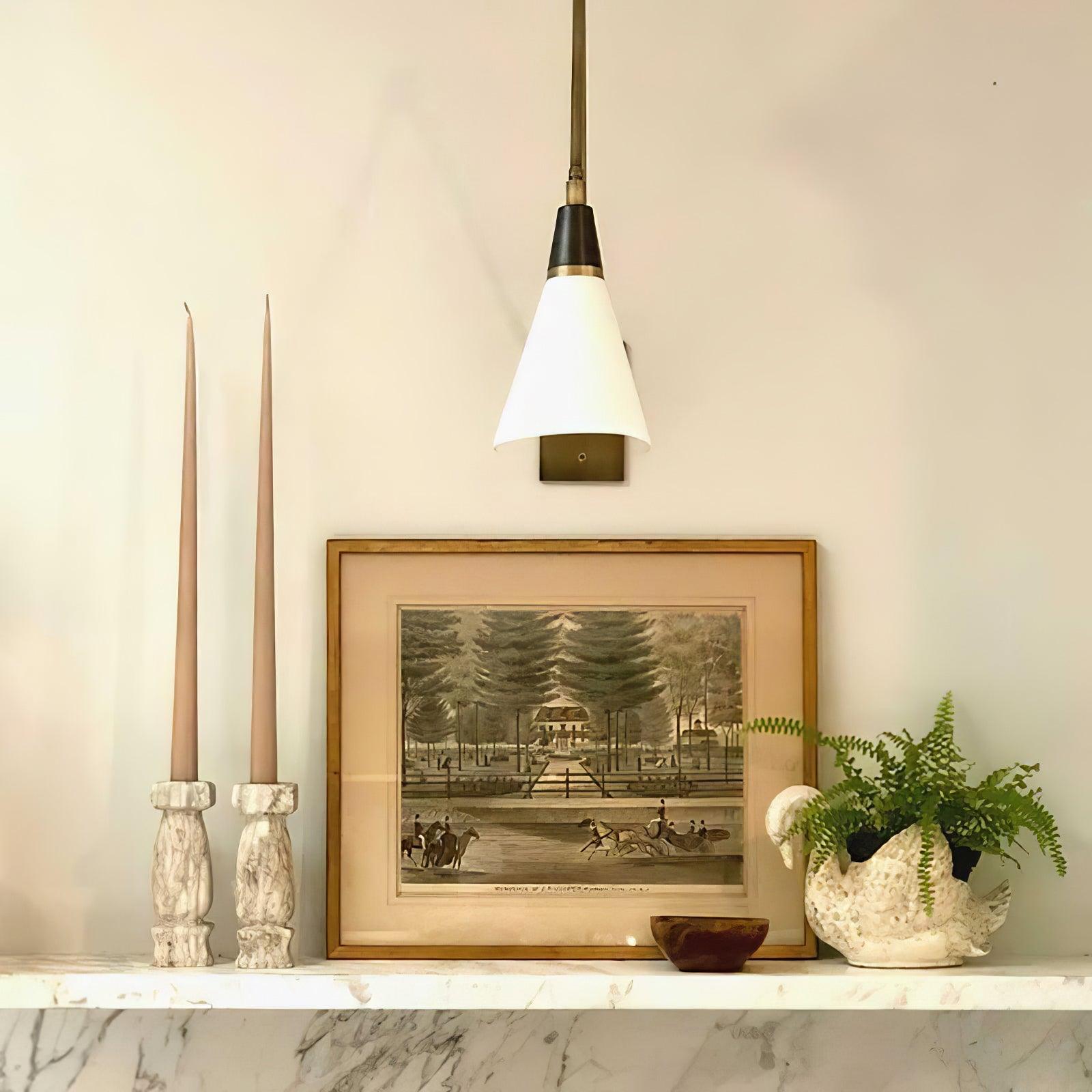Ersila Applique Murale Laiton Métal Minimaliste Moderne