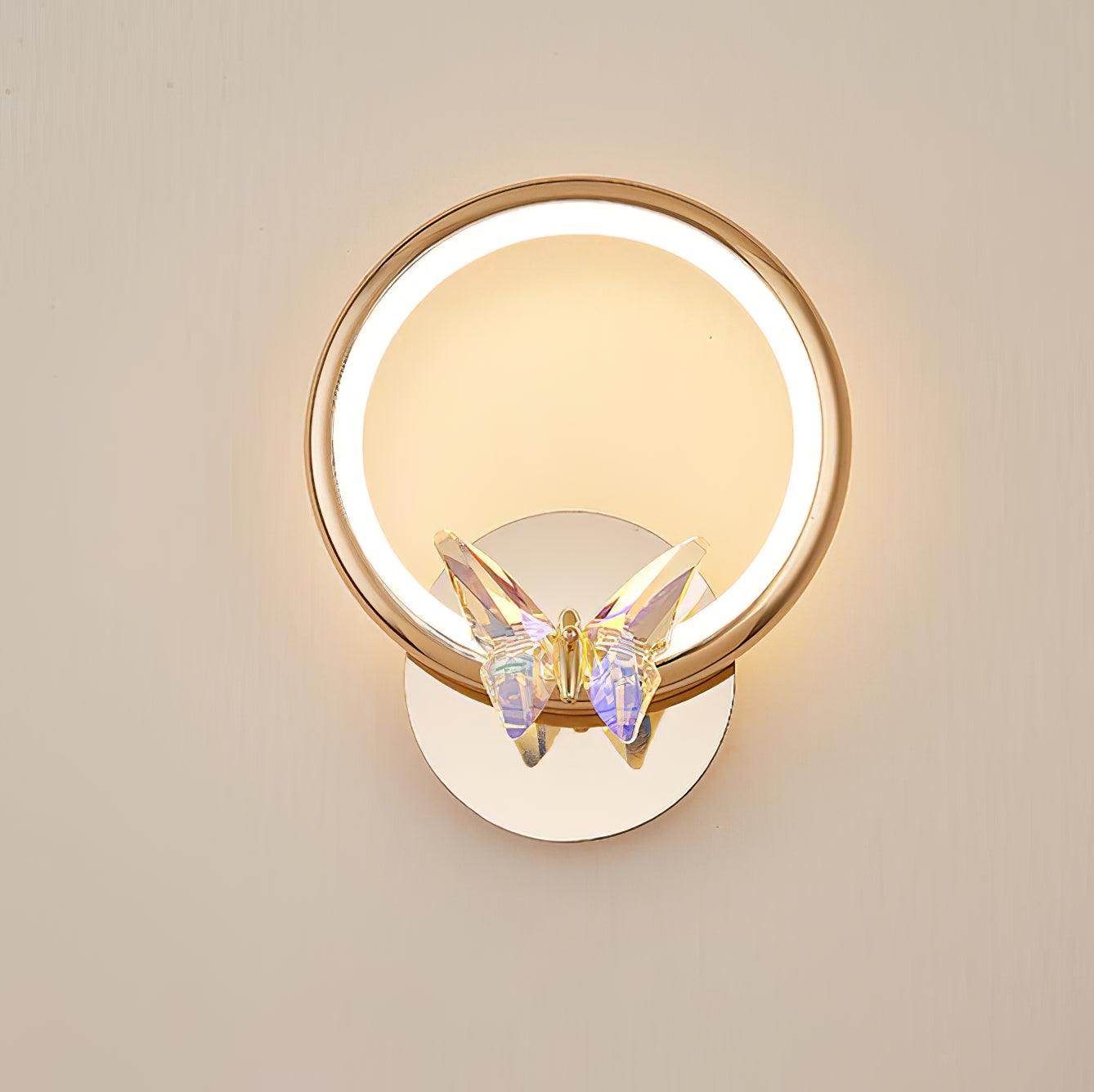 Ersoren Applique Murale Cristal Papillon Magique