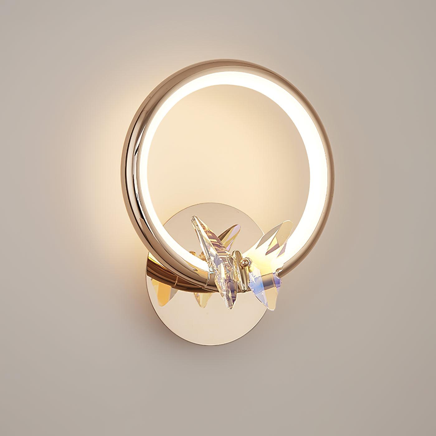 Ersoren Applique Murale Cristal Papillon Magique
