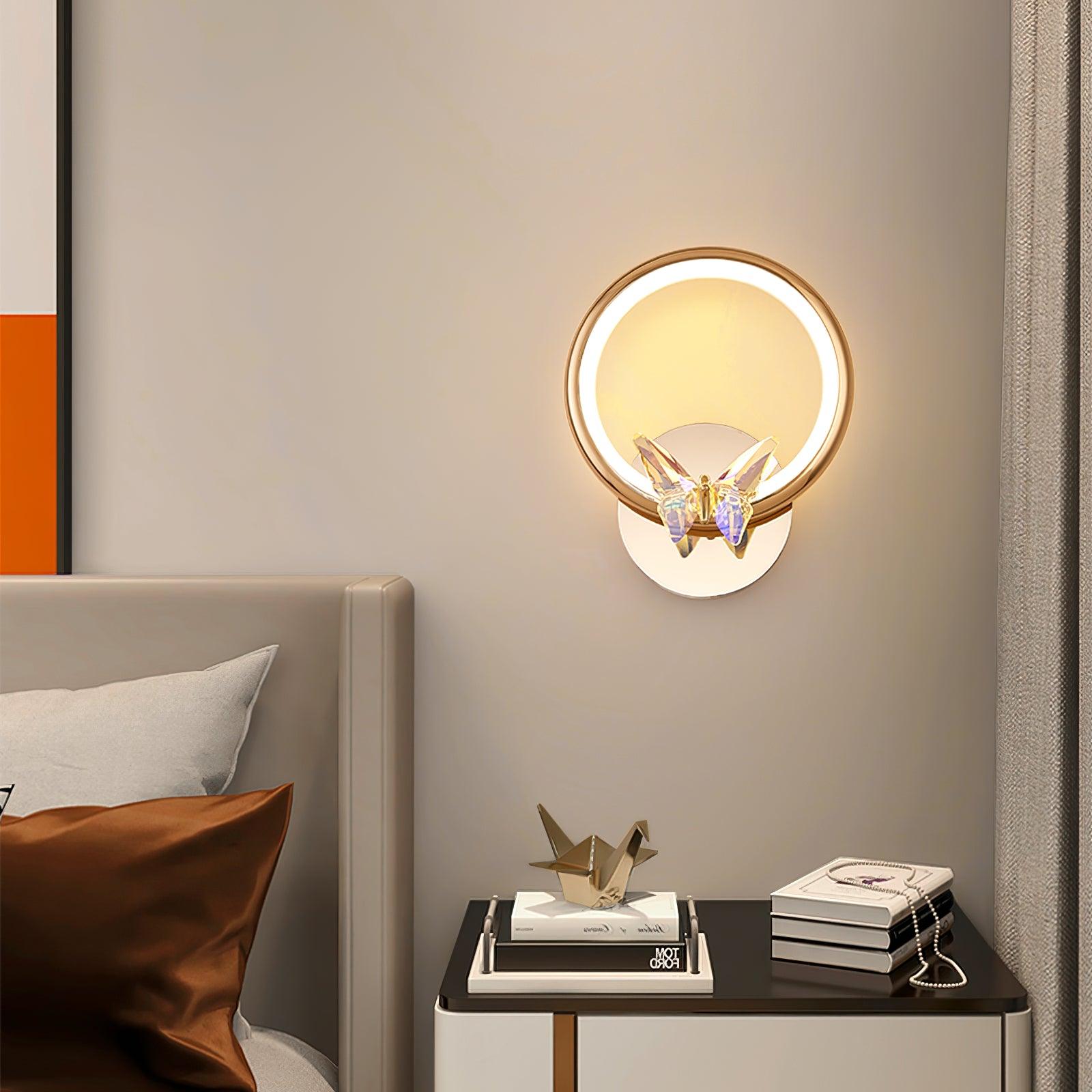 Ersoren Applique Murale Cristal Papillon Magique