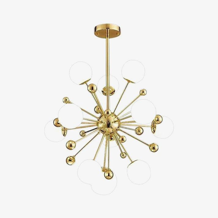 Lustra Lustre Laiton Globe Opale