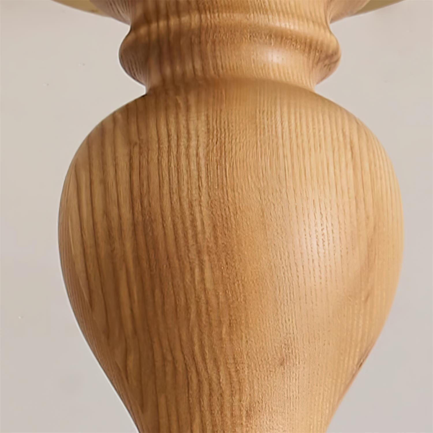 Magiro Lustre Verre Dépoli Bras en Bois