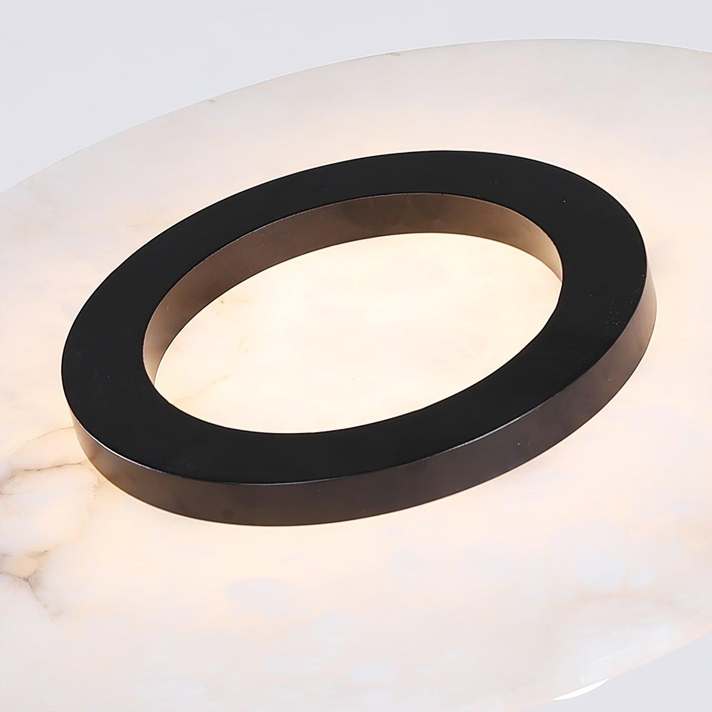 Imirila Disque Forme Verre Pendentif Lumière
