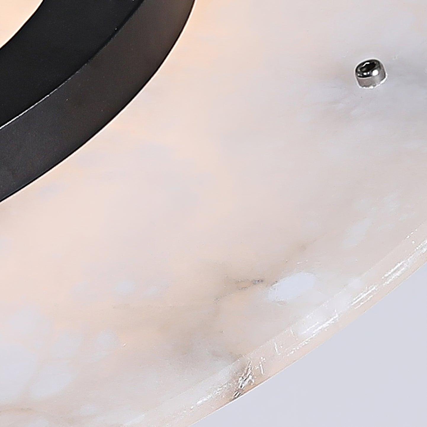 Imirila Disque Forme Verre Pendentif Lumière