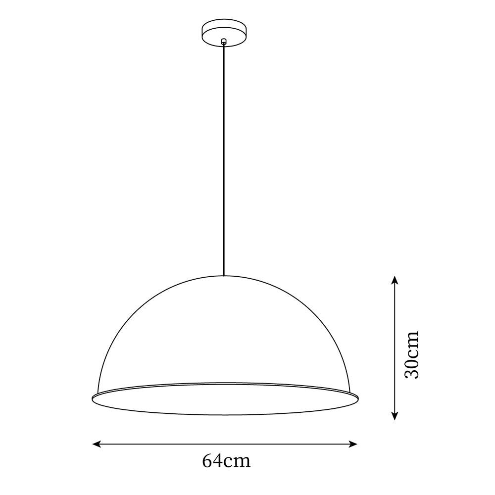 Magna Lampe Suspendue Dôme en PET Feutré